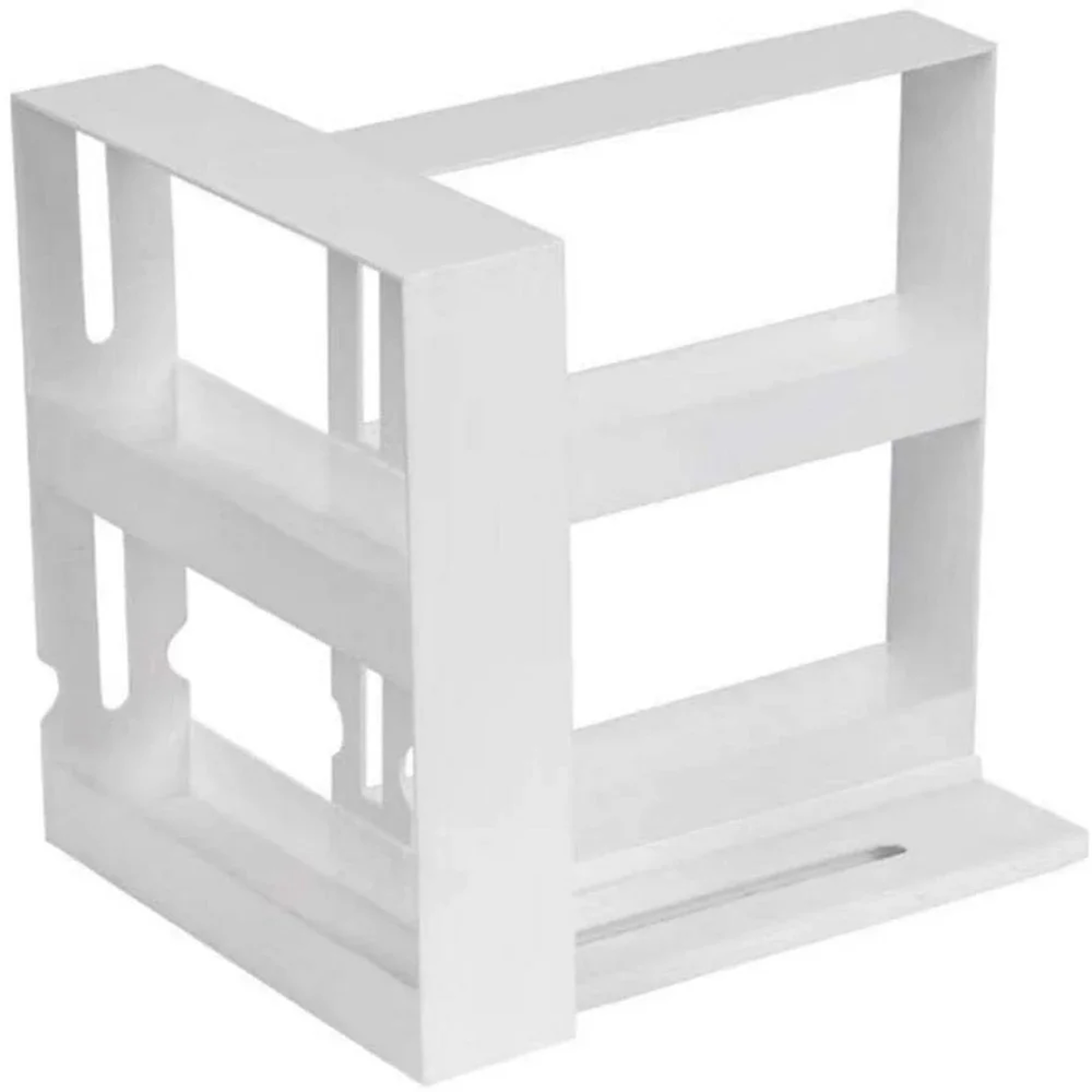 Spice Organizer Rack, 2 Tier Rotating Storage Shelf, Slide Kitchen Cabinet Cupboard Organizer – view 5