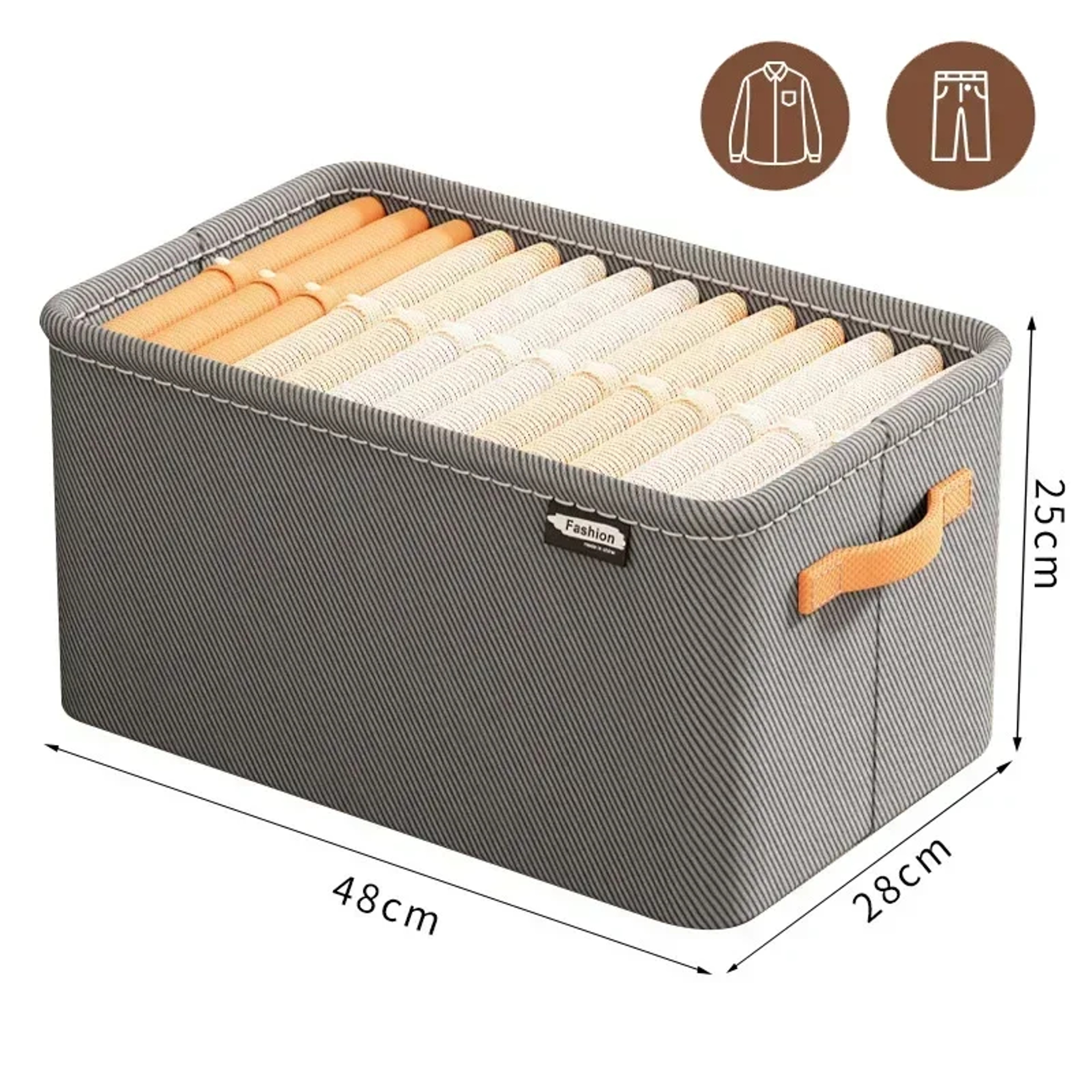Thicken Clothes Organizer Storage Box For Pants Sweaters Jeans Wardrobe Drawers And Cabinets Space
