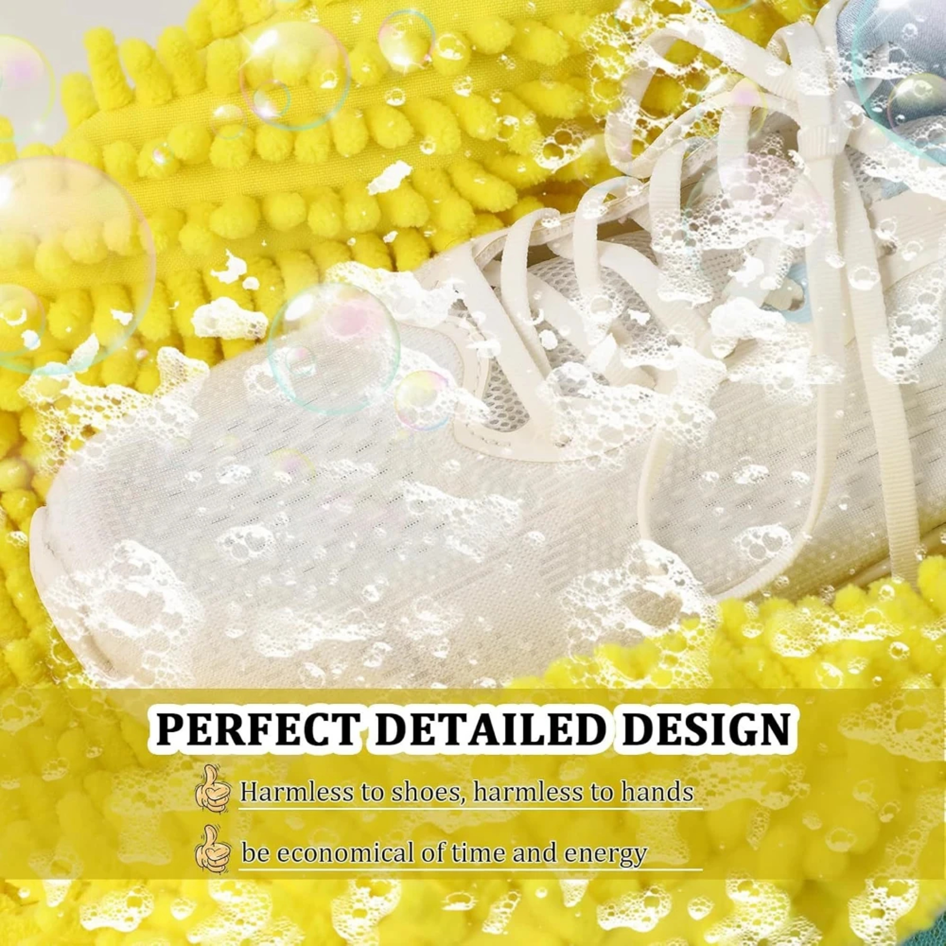 Laundry Bag Shoe Washing Bag, Padded Net Protector for Shoes, Machine Friendly Polyester Wash Bags, Drying Shoe Mesh Bag – view 3