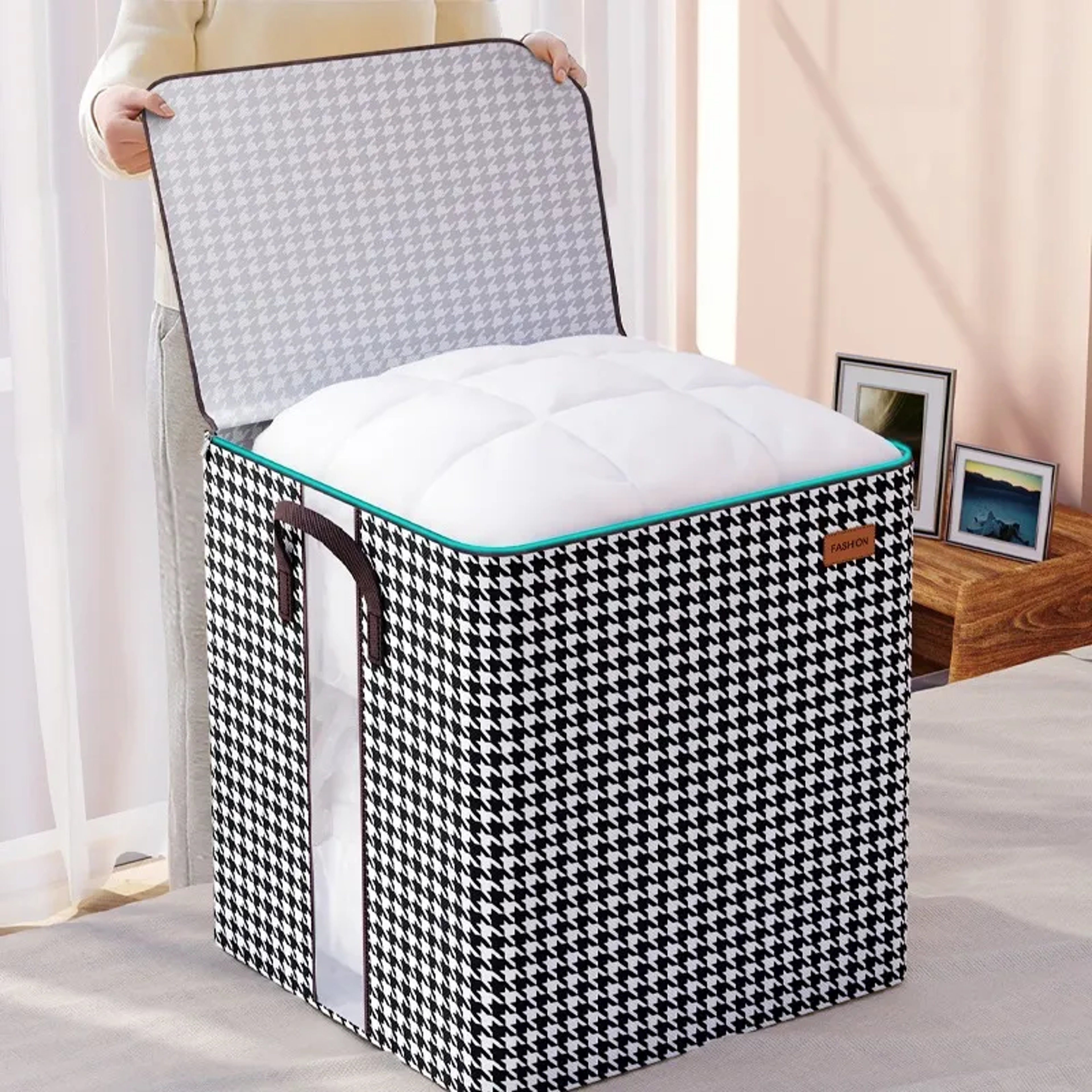 Quilt Storage Box Dustproof Organizers NonWoven Wardrobe Space Saving Bag HouseMoving Bedding Box T 5