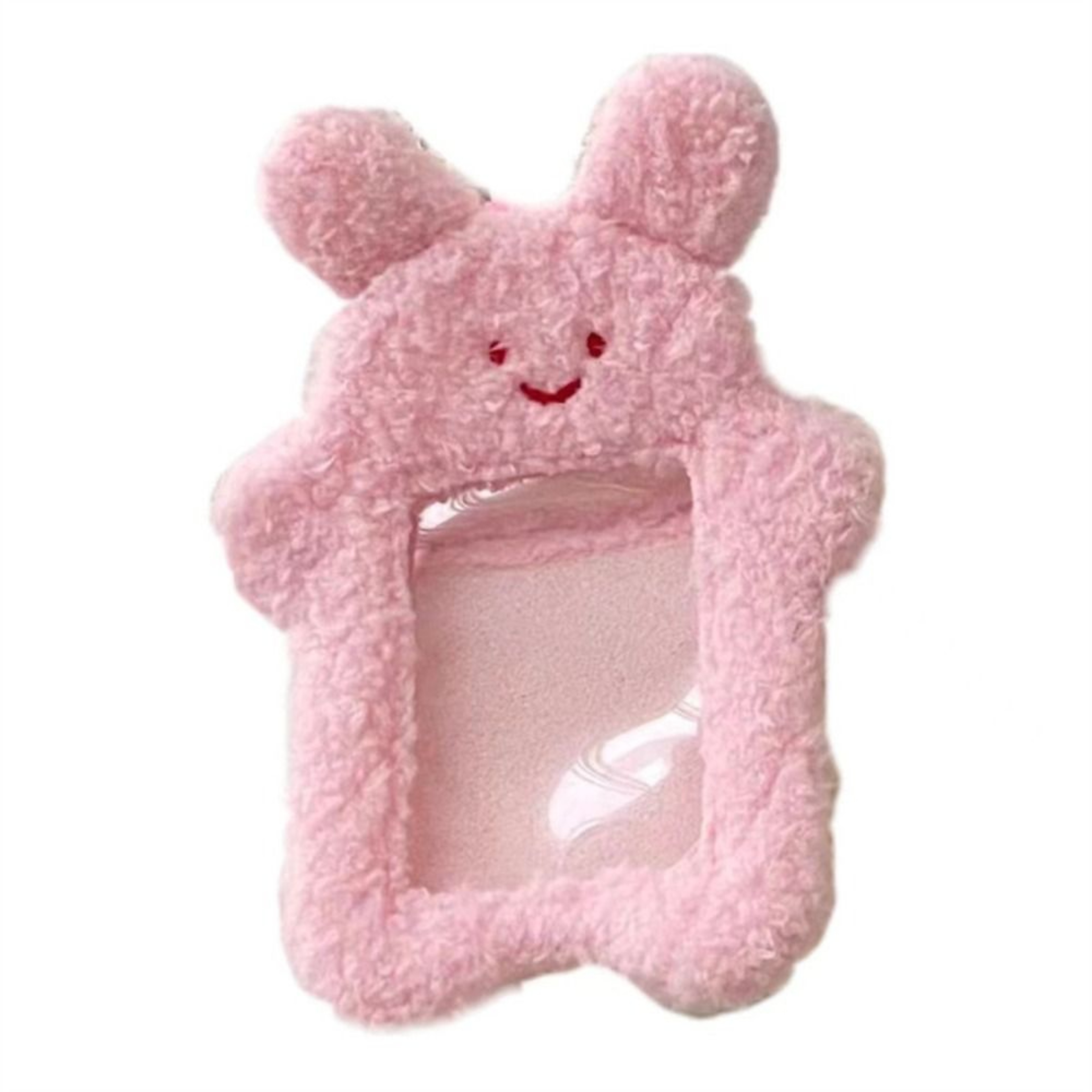 Cute Plush Photocard Case Cartoon Bag Keychain Photo Card Holder Idol Photos Protective Cover Stude 4