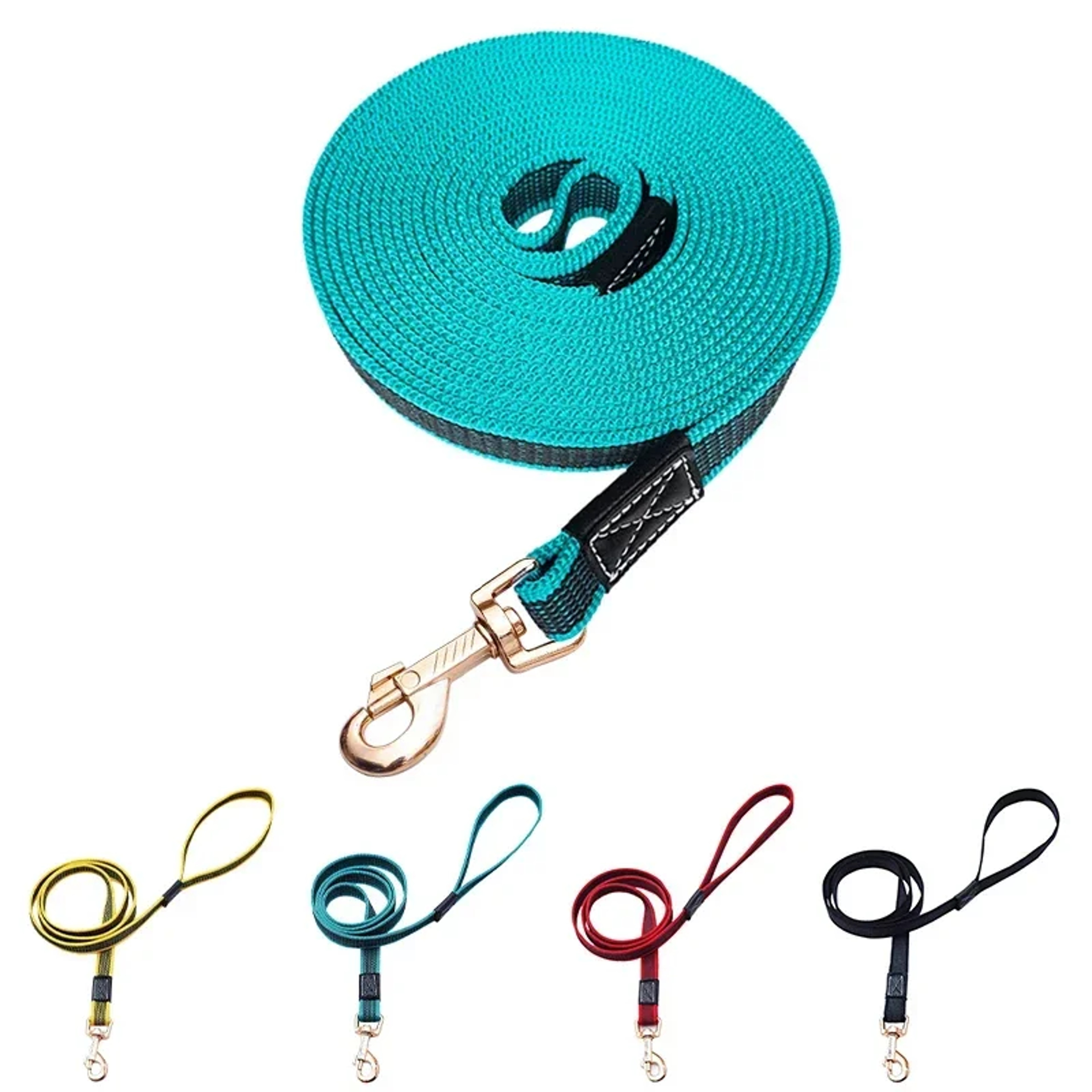 Long Dog Leash Lead Durable Towing Rope Strong Walking Training Strap Antislip Pet Traction Accesso 0