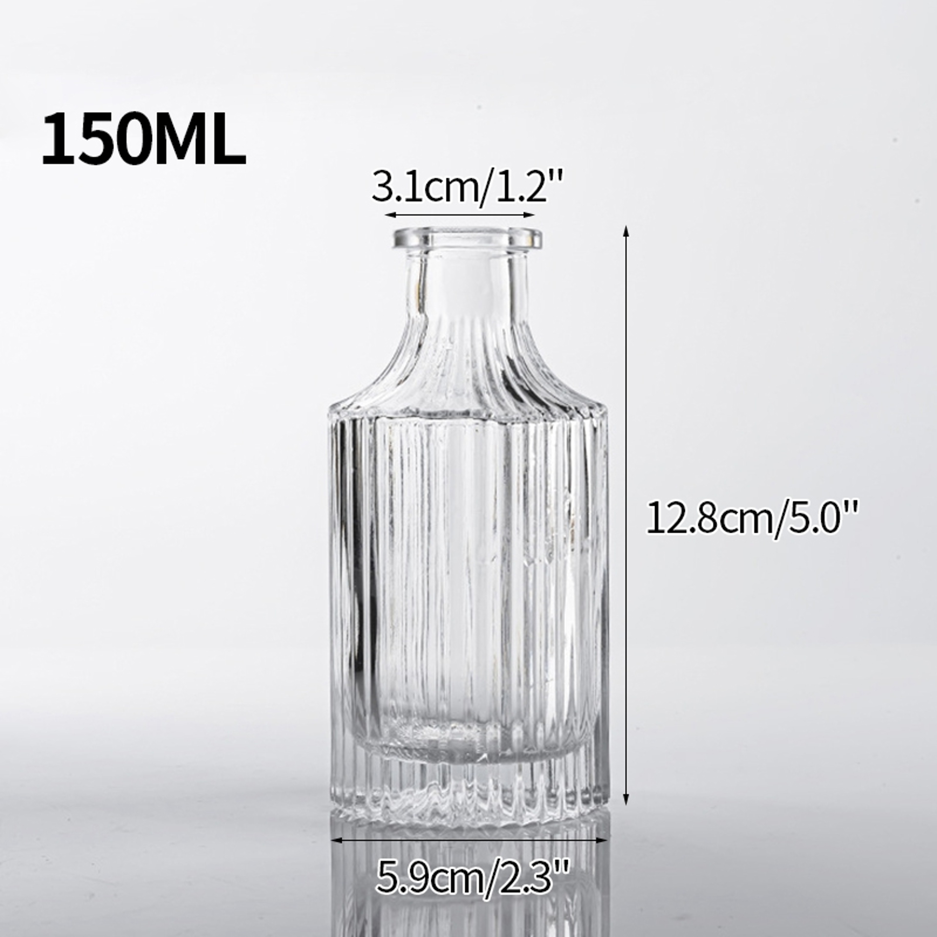 Vintage Flower Vase, Mini Glass Vase for Wedding Party, Transparent Hydroponics Plant Flower Vases, Desktop Ornaments – view 35
