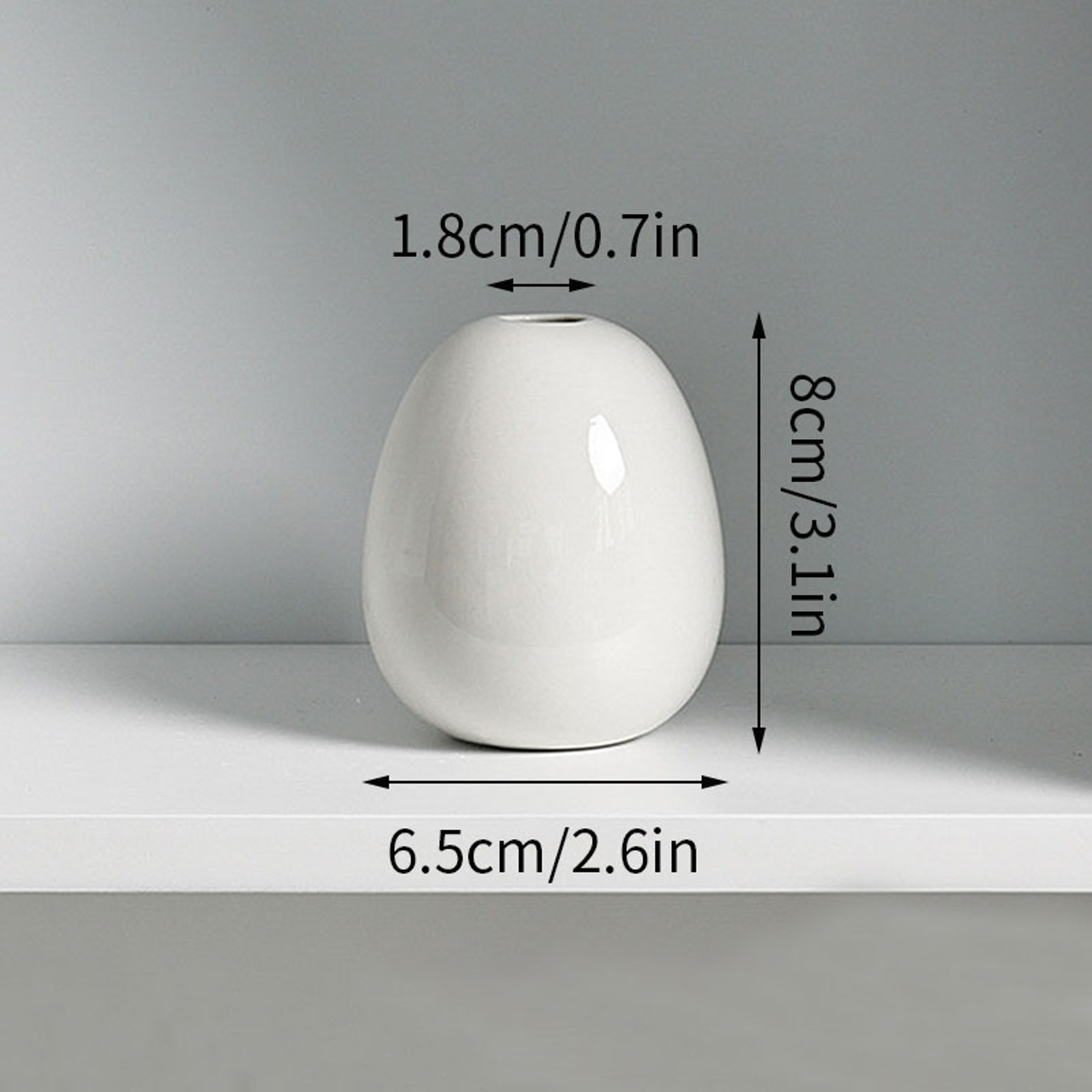 Ceramic Bud Vase, Small Single Stem Flower Vases, Mini Plant Bottle Pot, Decorative Floral Holder for Home Desktop Decor – view 21