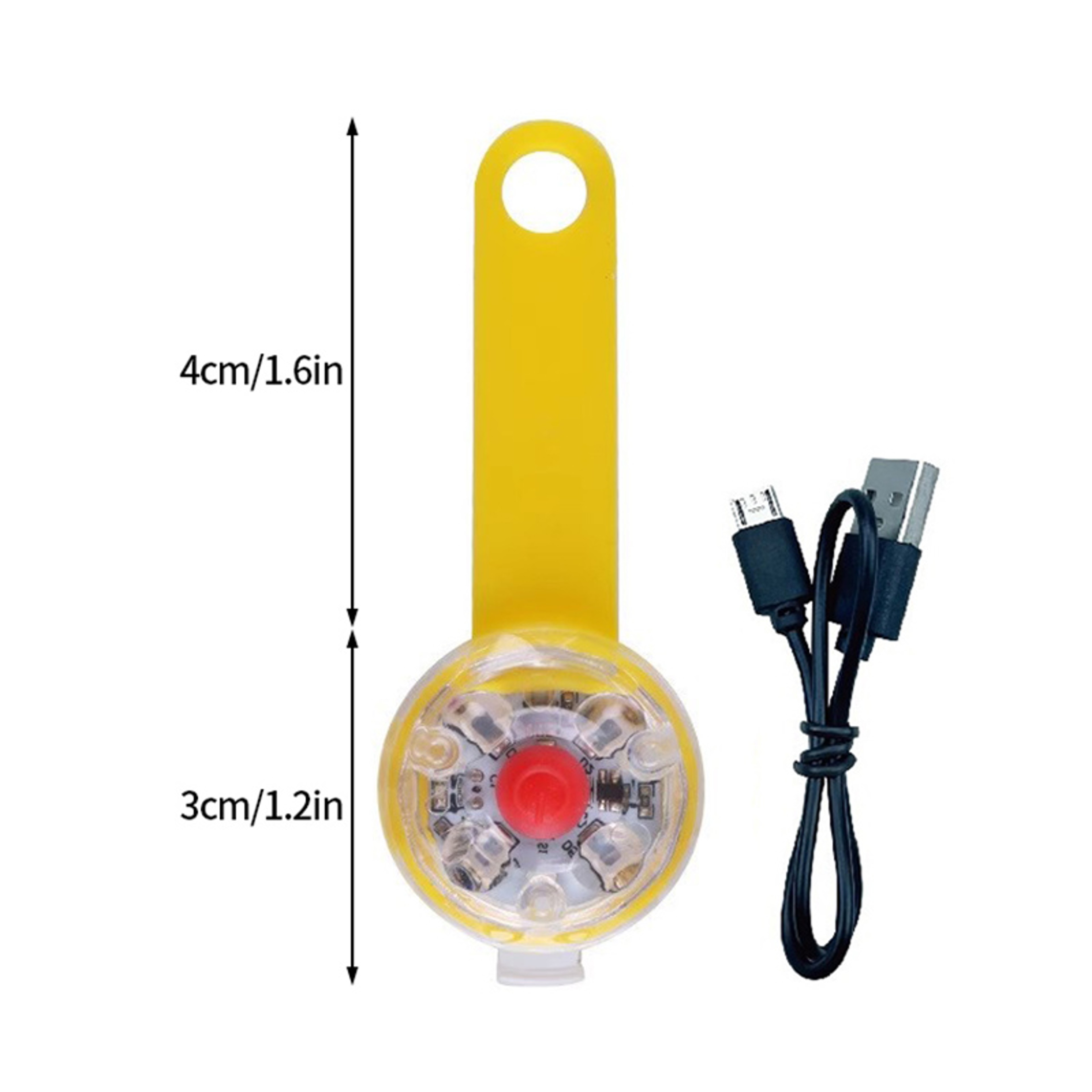 LED Dog Collar Light Rechargeable Flashing Pet Cat Night Safety Pendant Flashlight Accessories For  9