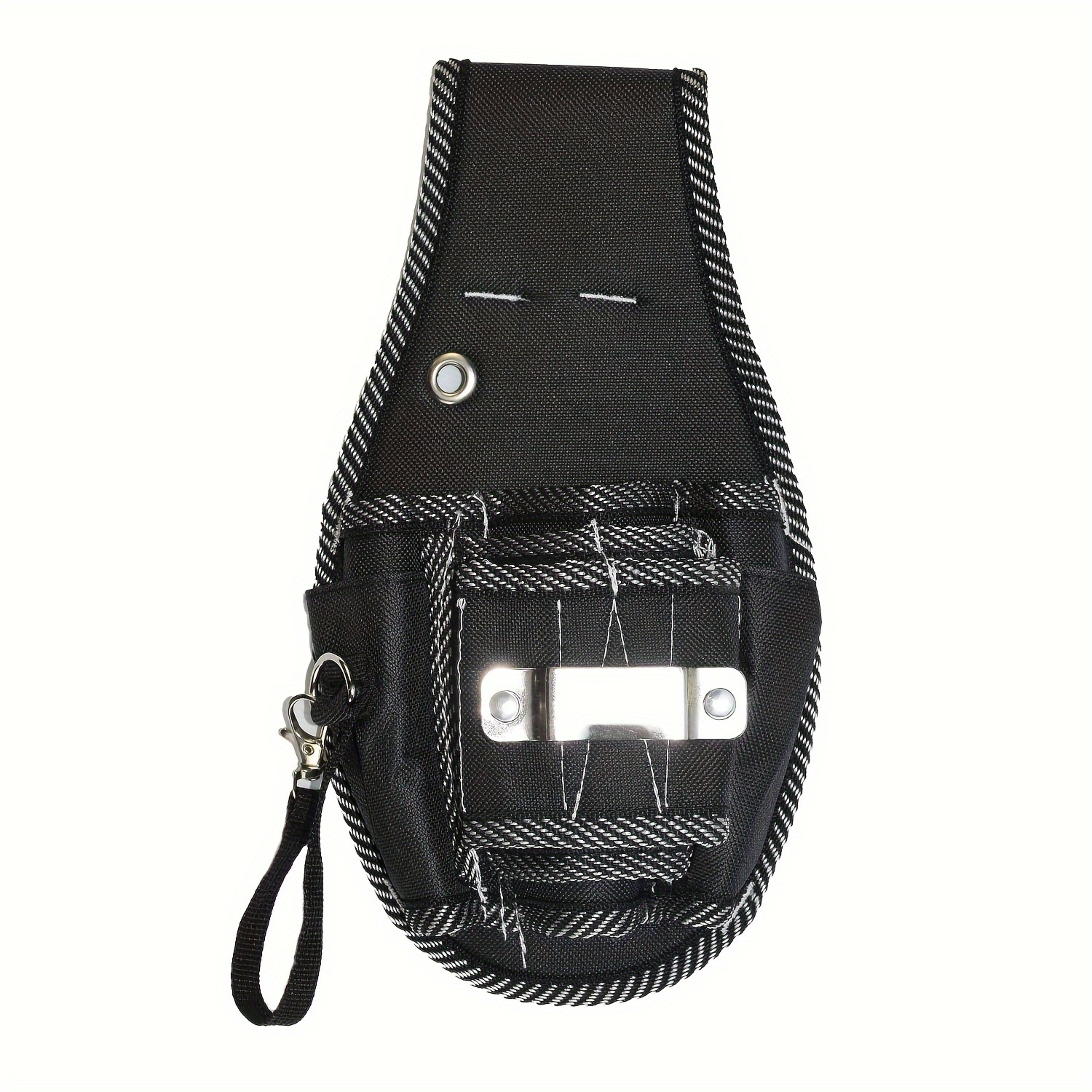 Professional Carpenters Tool Belt Pouch Durable Polyester WaistLevel Storage And Drill Holder For H 6