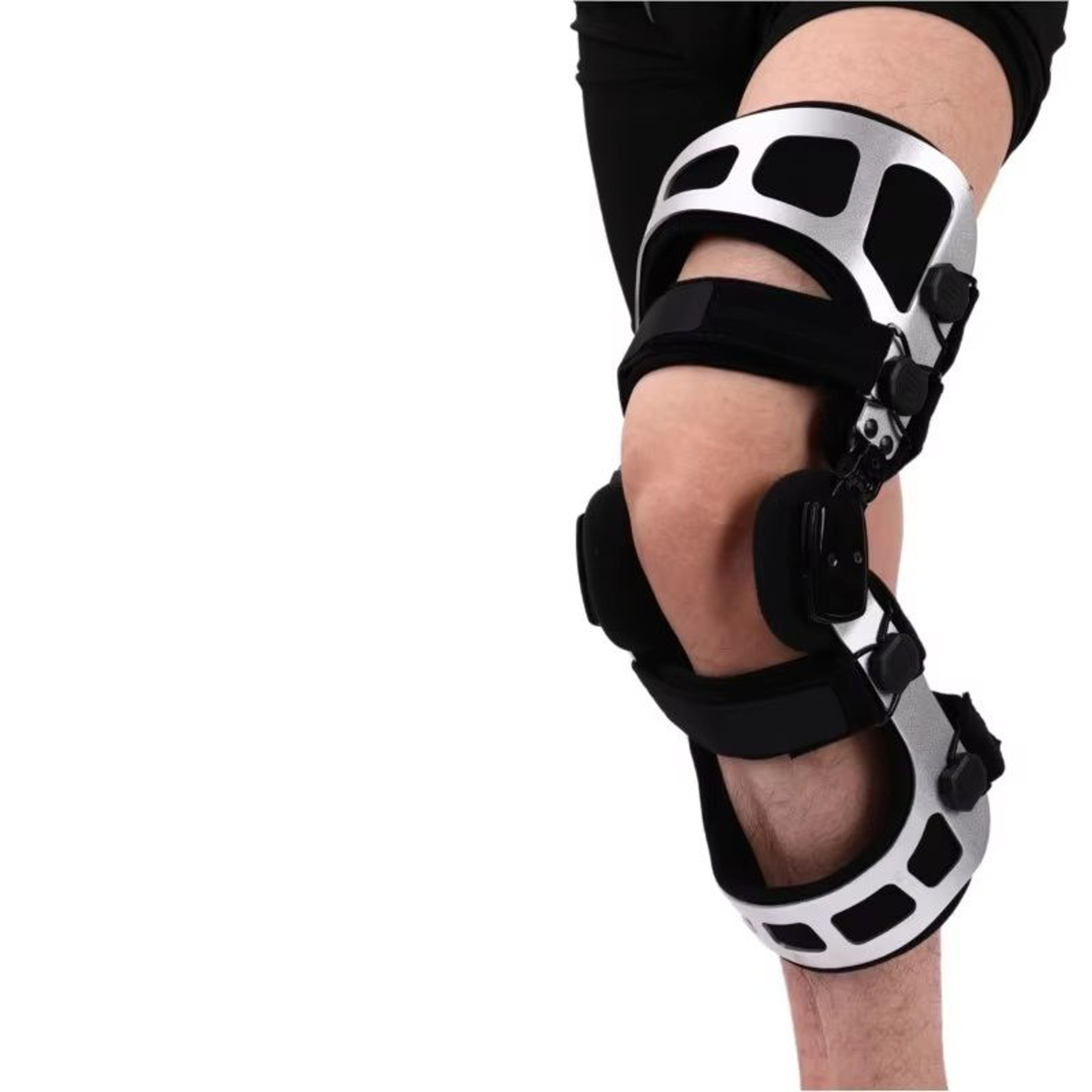 Unloader Knee Brace Double Upright Brace For ACL PCL Osteoarthritis BoneonBone Pain Relief 6
