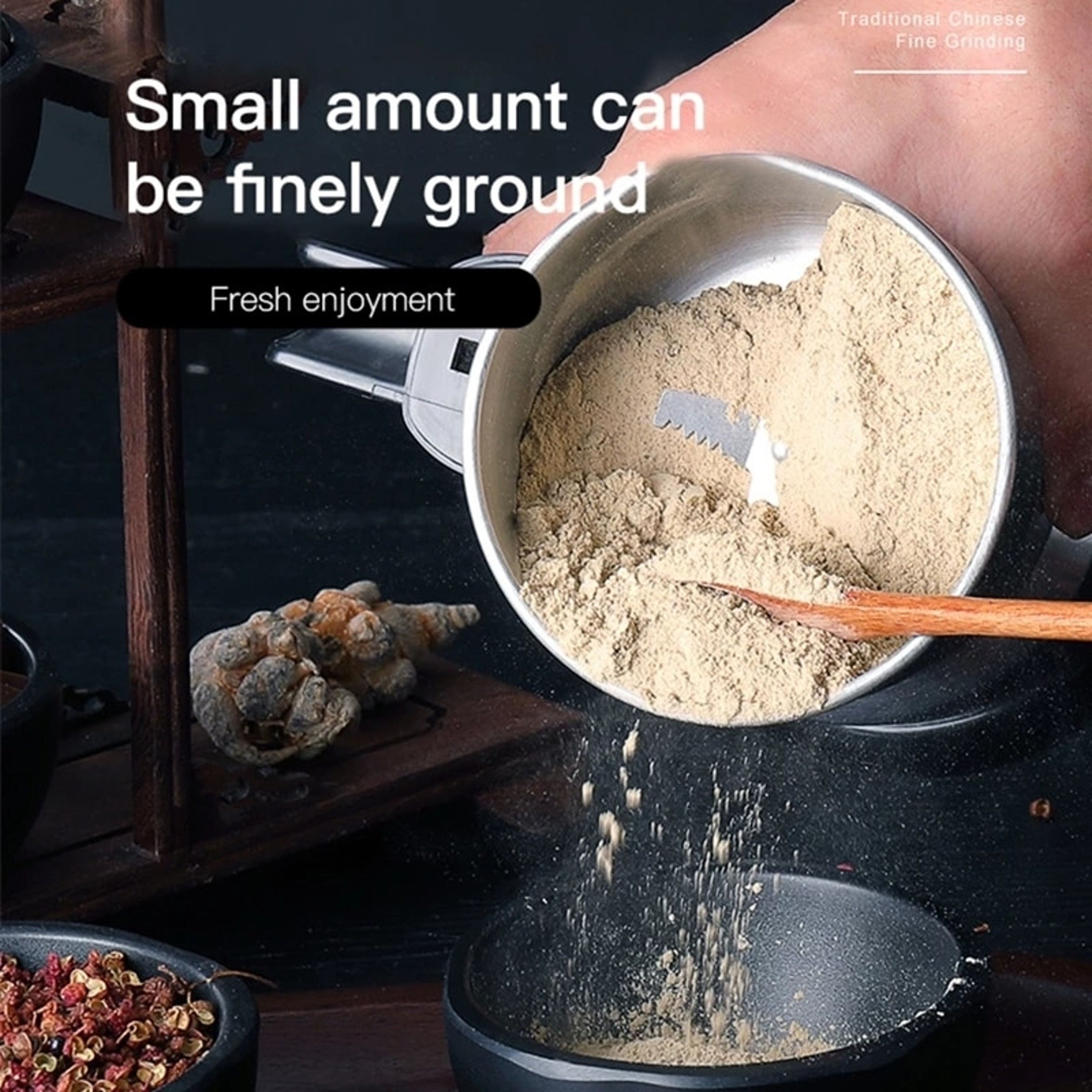 High Power Electric Coffee Grinder Multifunctional Grinder Machine For Kitchen Cereal Nuts Beans Sp 1