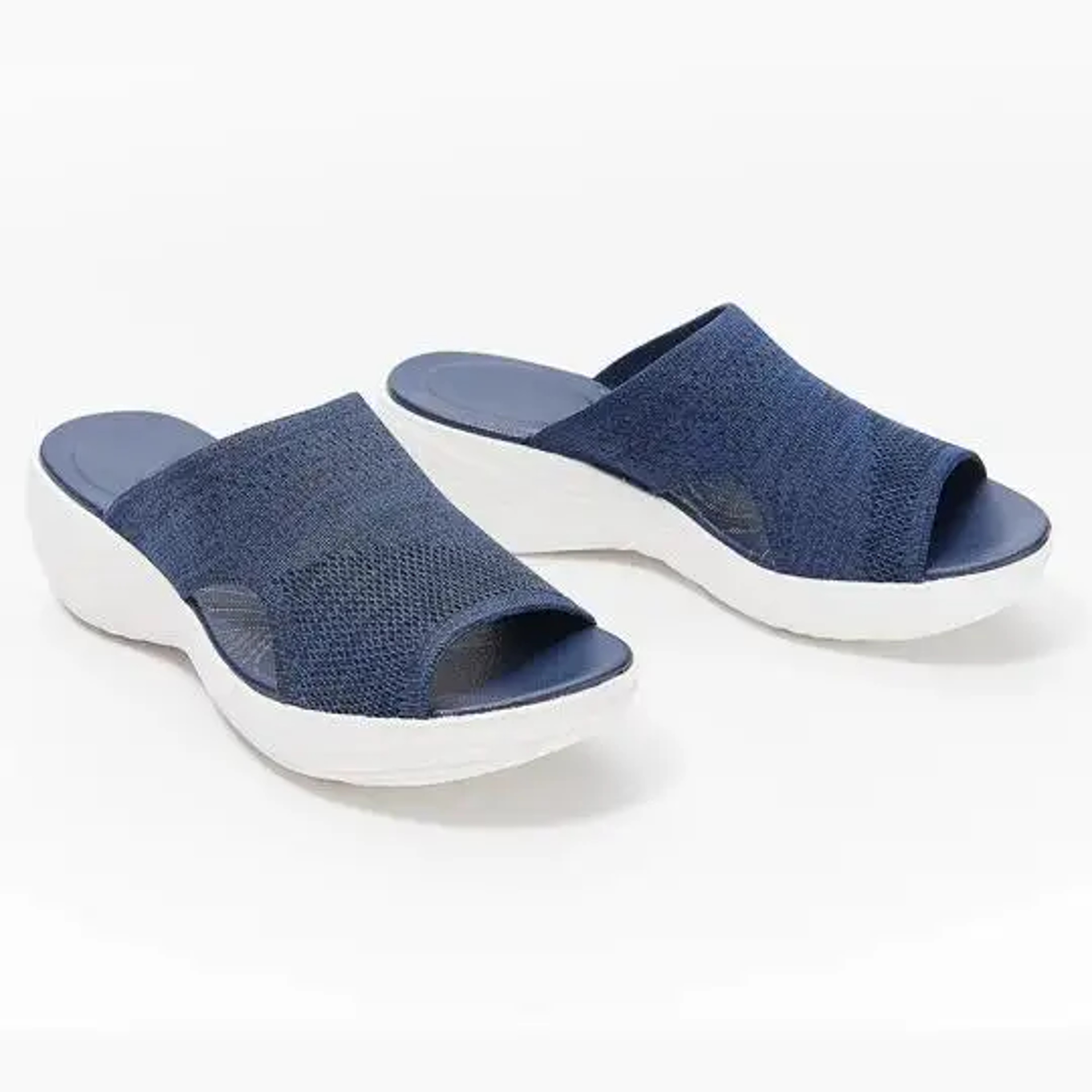 Slippers Women Casual Open Toe, Breathable Outdoor Beach Platform Sandals, Plus Size Solid Color Wedges Shoes – view 8