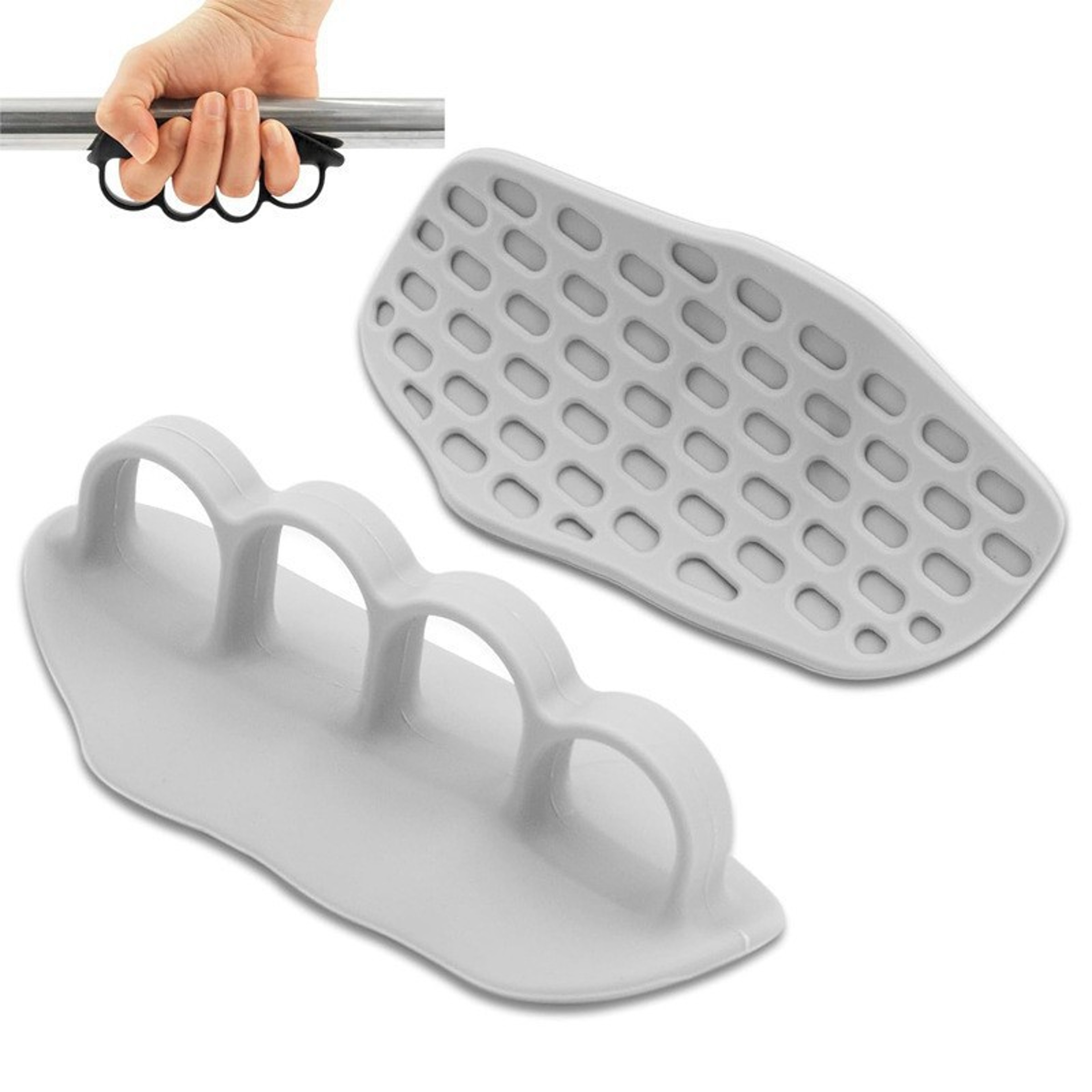 Fitness Dumbbell Weightlifting Silicone Palm Protection AntiSlip Grip AntiCocoon Grip For Enhanced  6