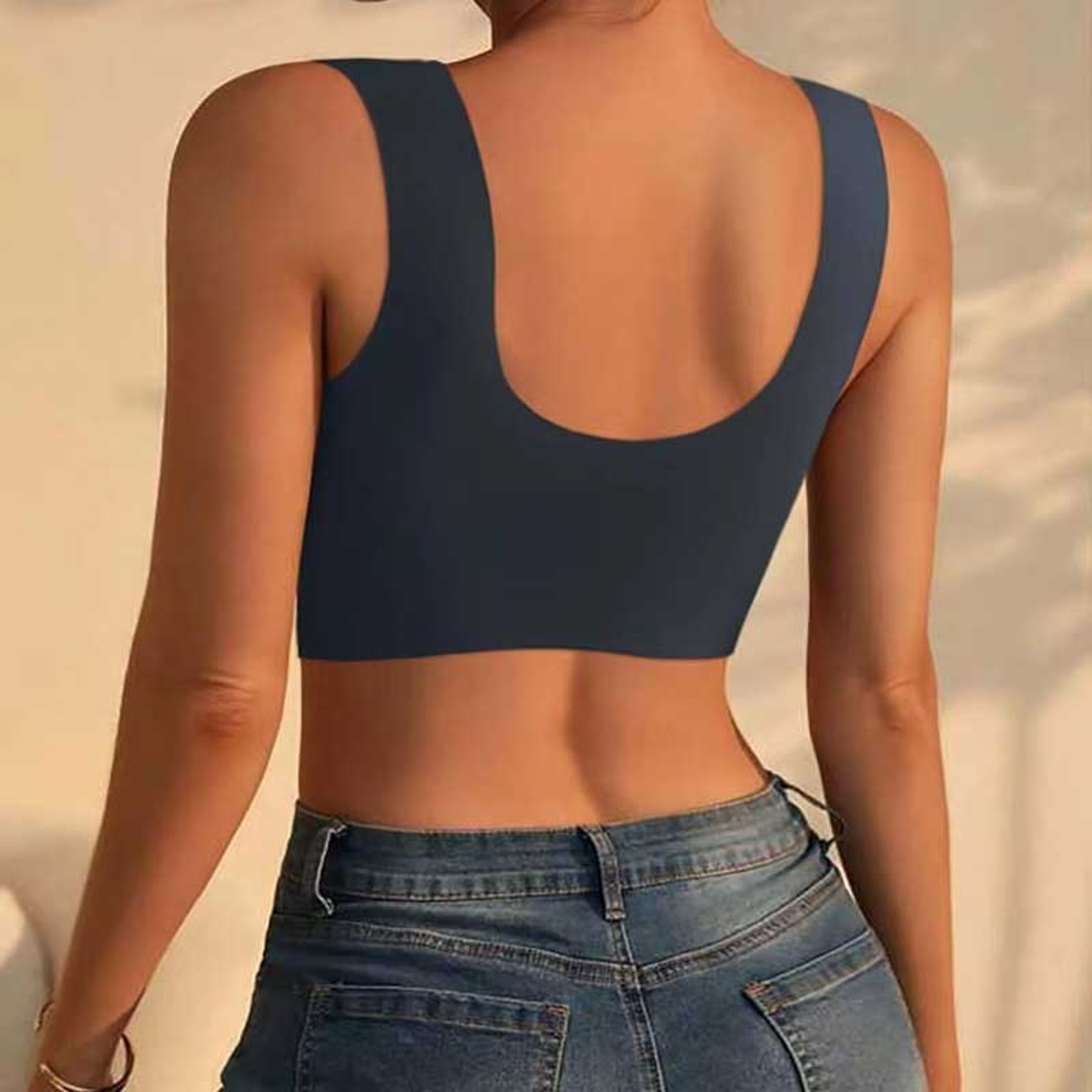 Women Lace Sport Bras Seamless Bra Bralette Backless ShockProof Wireless Top Lady Brassiere Vest Fo 1