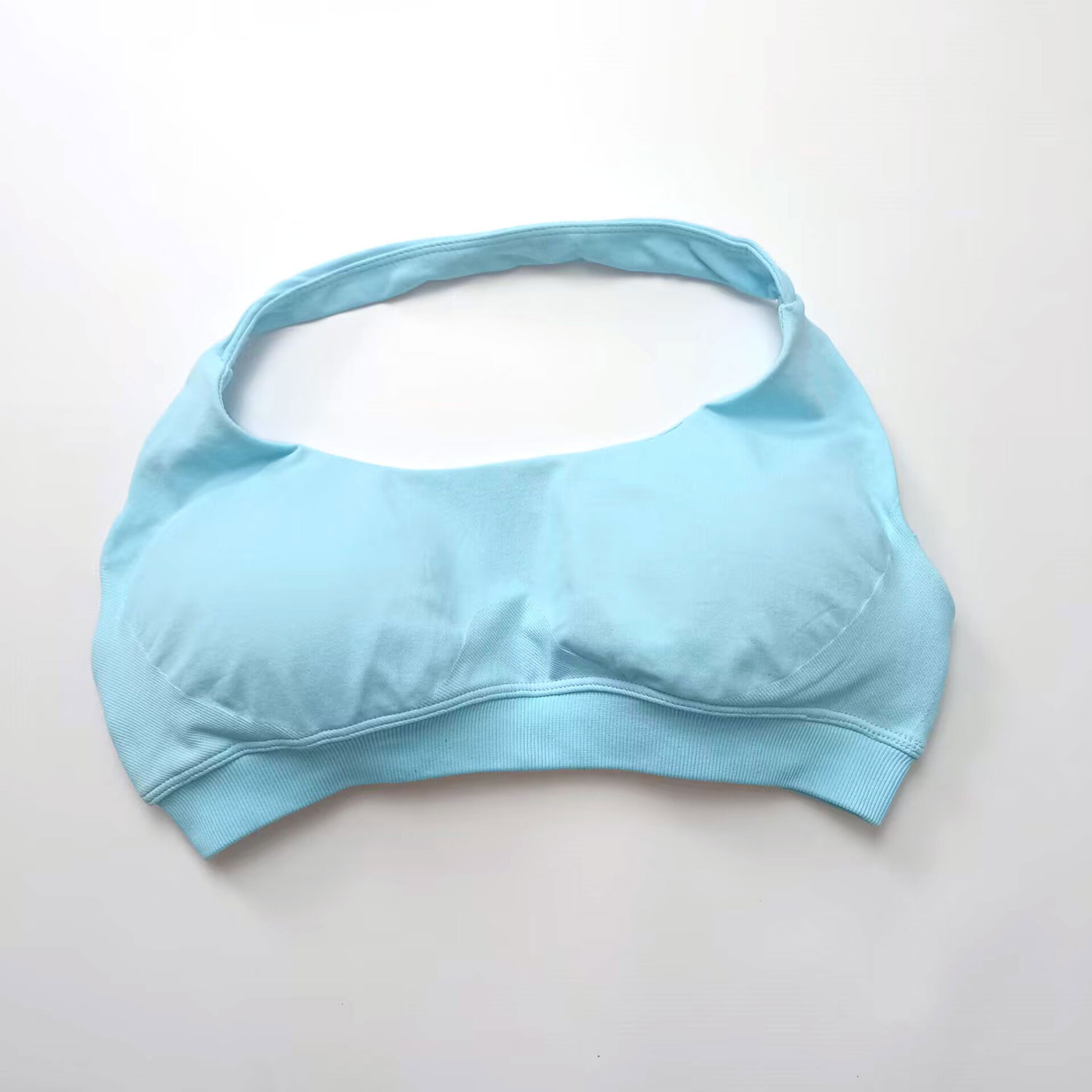 Impact Sports Bra Women Seamless Halter Top High Support Pushup Gym Wear Fitness Yoga Workout Under 6