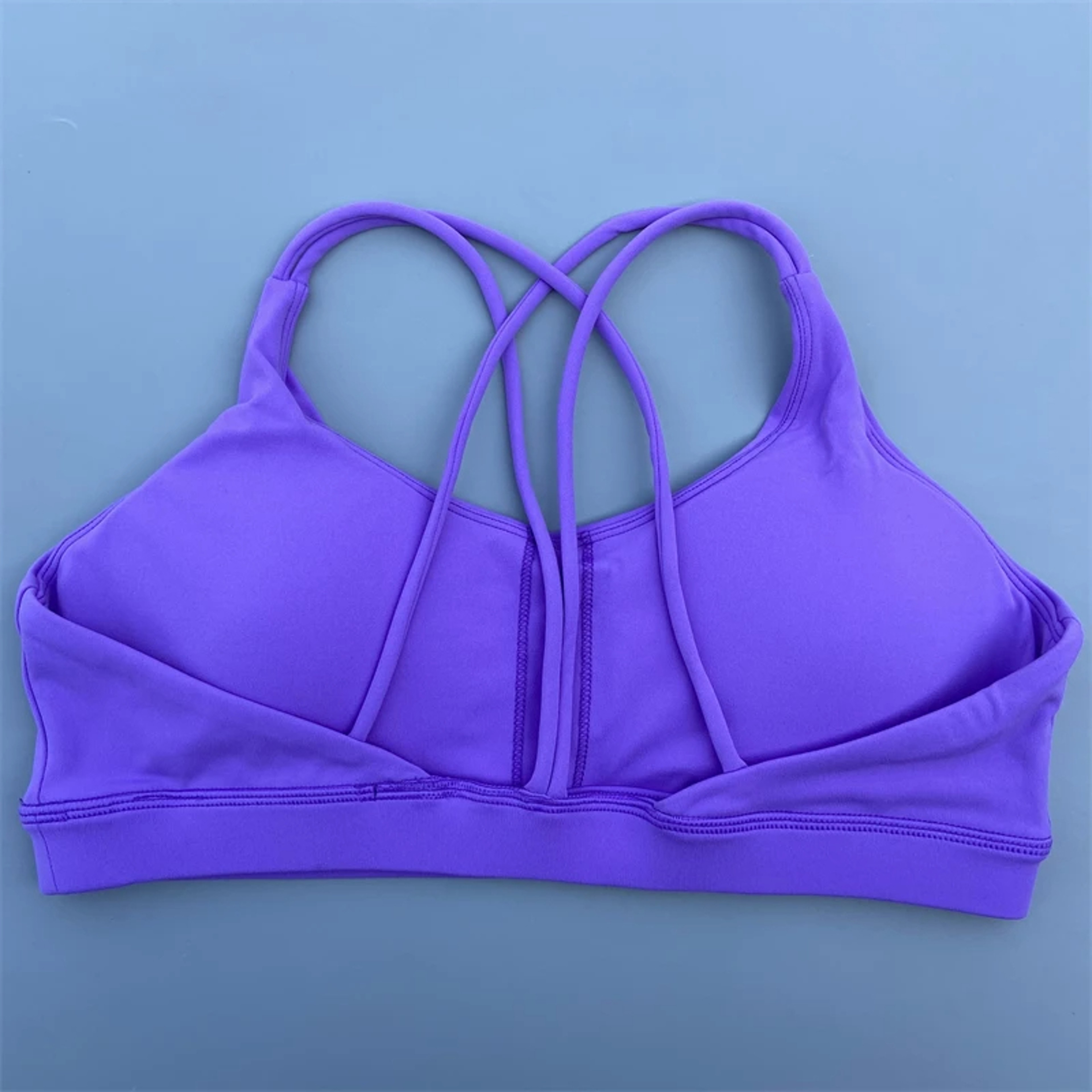 Solid Color Soft High Strength Women Fitness Bra, Tight Sport Top for Gym Yoga, Comprehensive Training Underwear – view 10