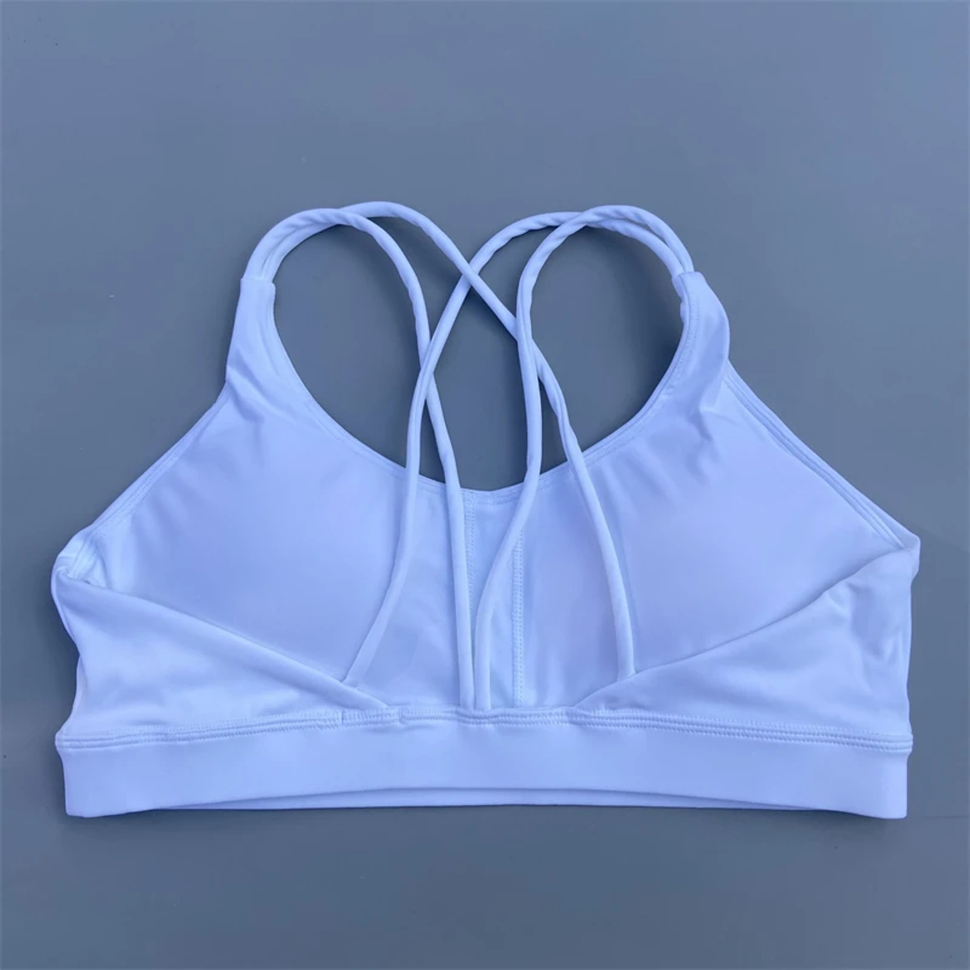 Solid Color Soft High Strength Women Fitness Bra, Tight Sport Top for Gym Yoga, Comprehensive Training Underwear – view 12