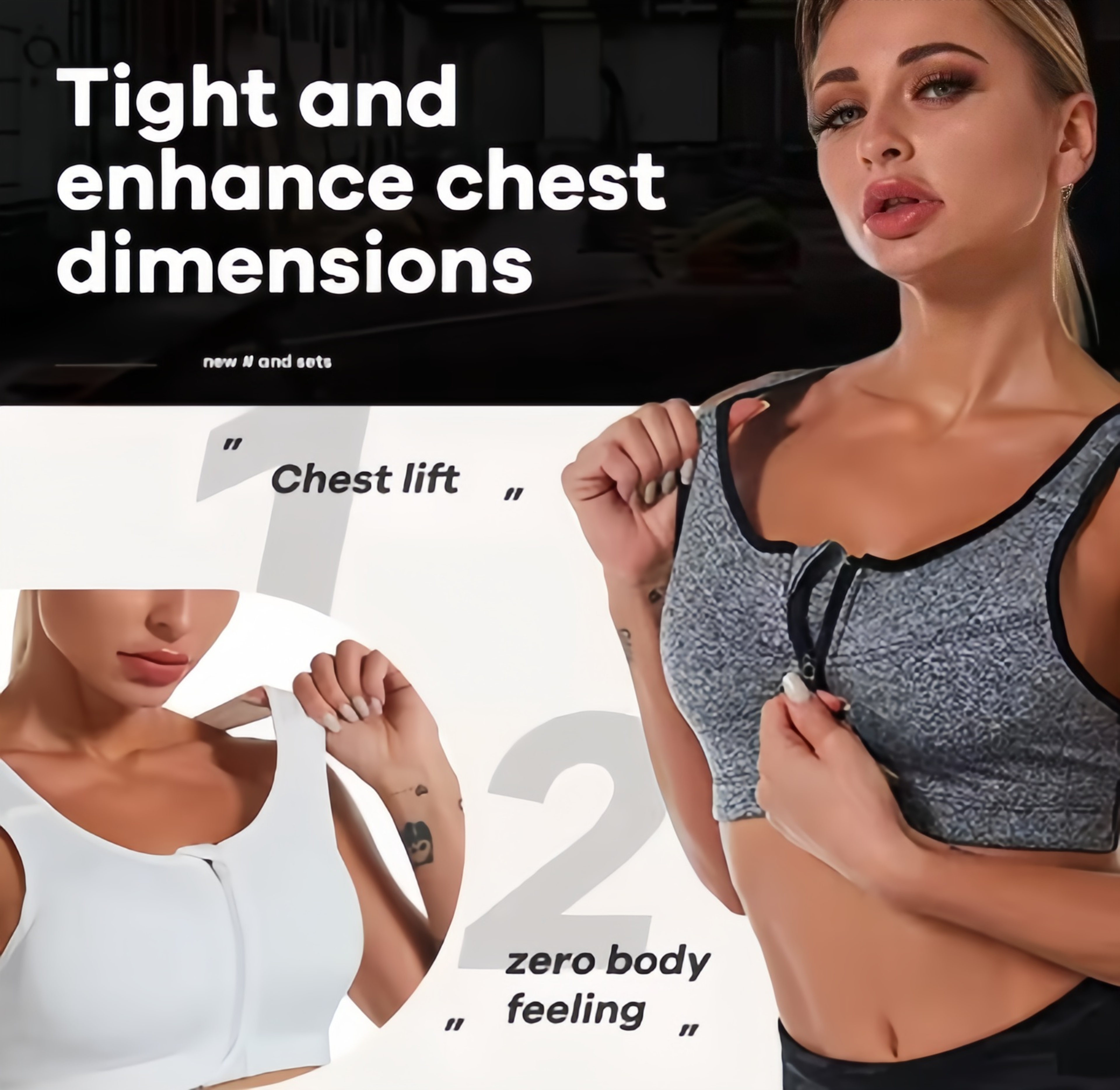 Yoga Fitness Sports Bra Deep U Shaped Chest Back Support Shock Absorbing Bra Breathable And Quick D 3