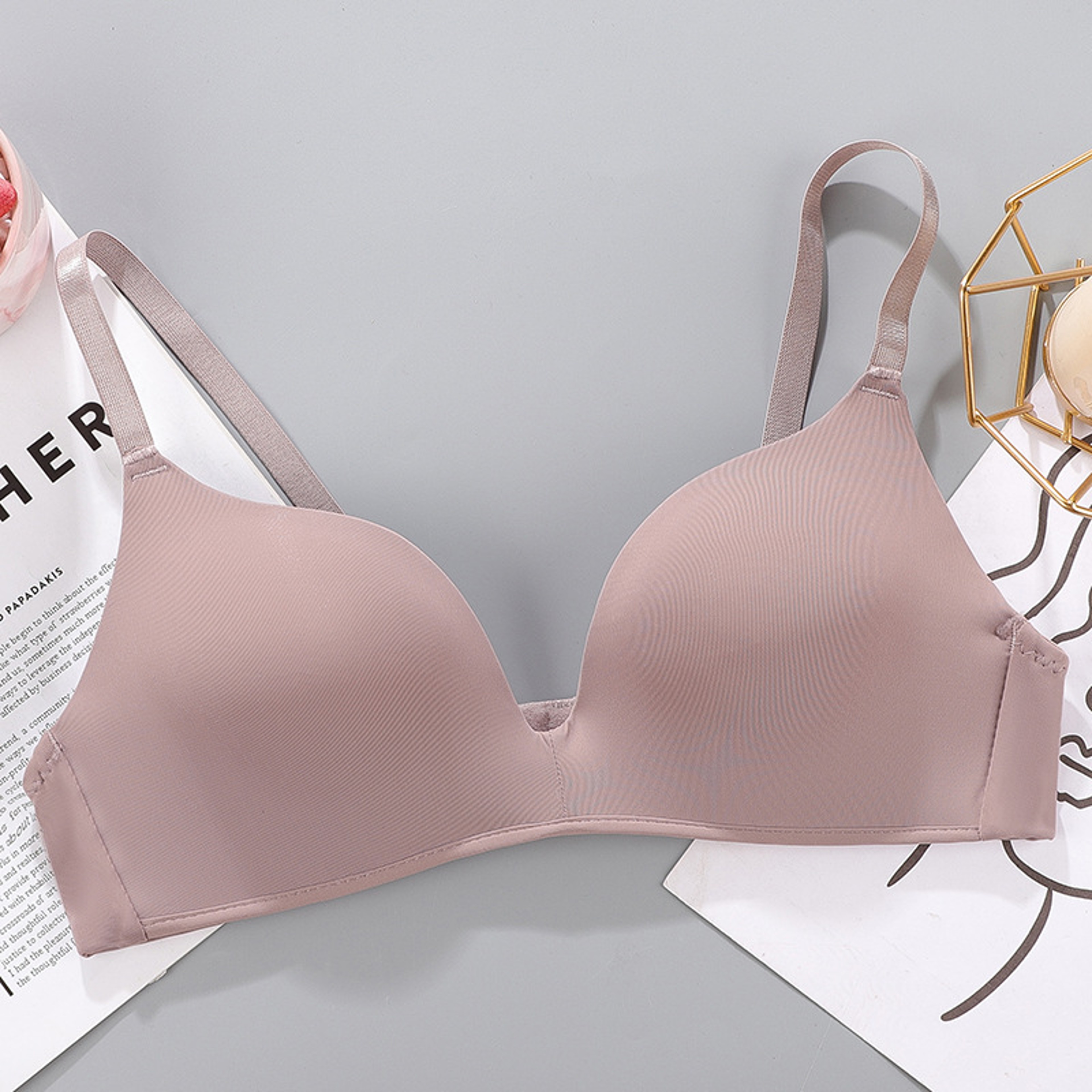 Women Seamless Bra Sexy No Wire Push Up Underwear Breathable Thin Bras 10 Colors Gathered For Girls 7