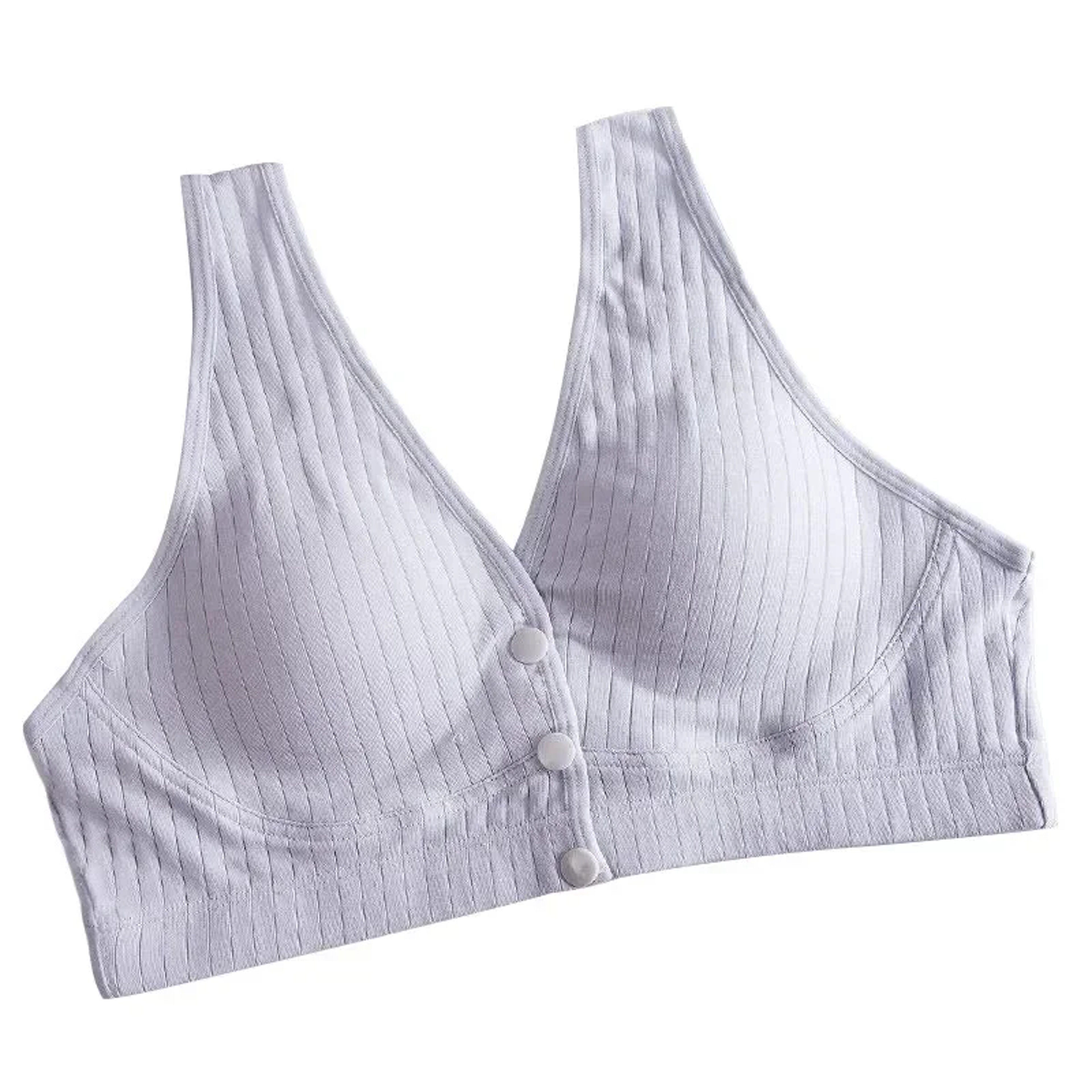 Cotton Maternity Nursing Bras, Pregnant Breastfeeding Bra, Pregnancy Women Underwear, Soft Cotton Breast Feeding Bra – view 3