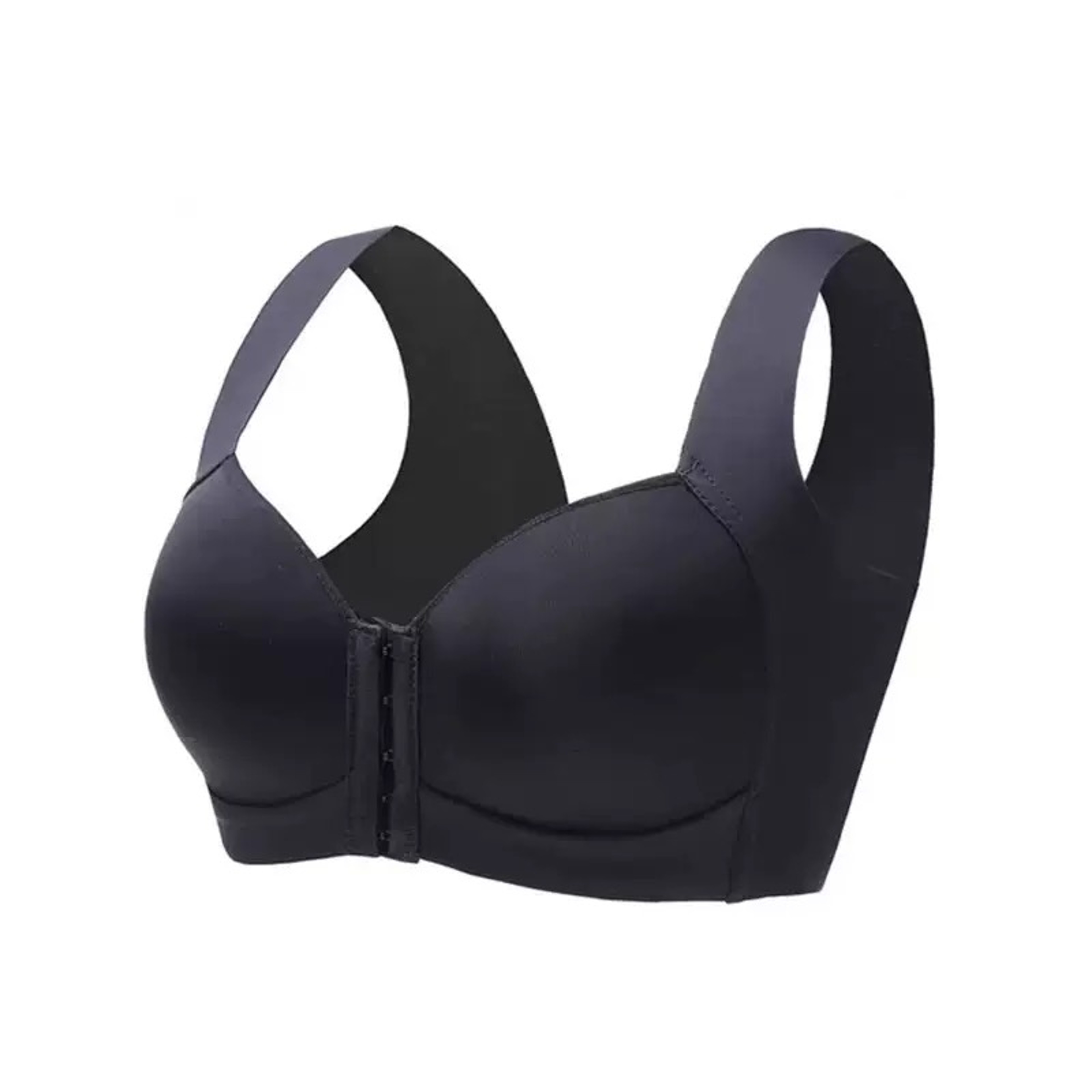 Large Size Seamless Womens Front Button Bra Vest-Style Fixed Cup, Comfortable All Day Wear, Breast-Shrinking Underwear – view 5