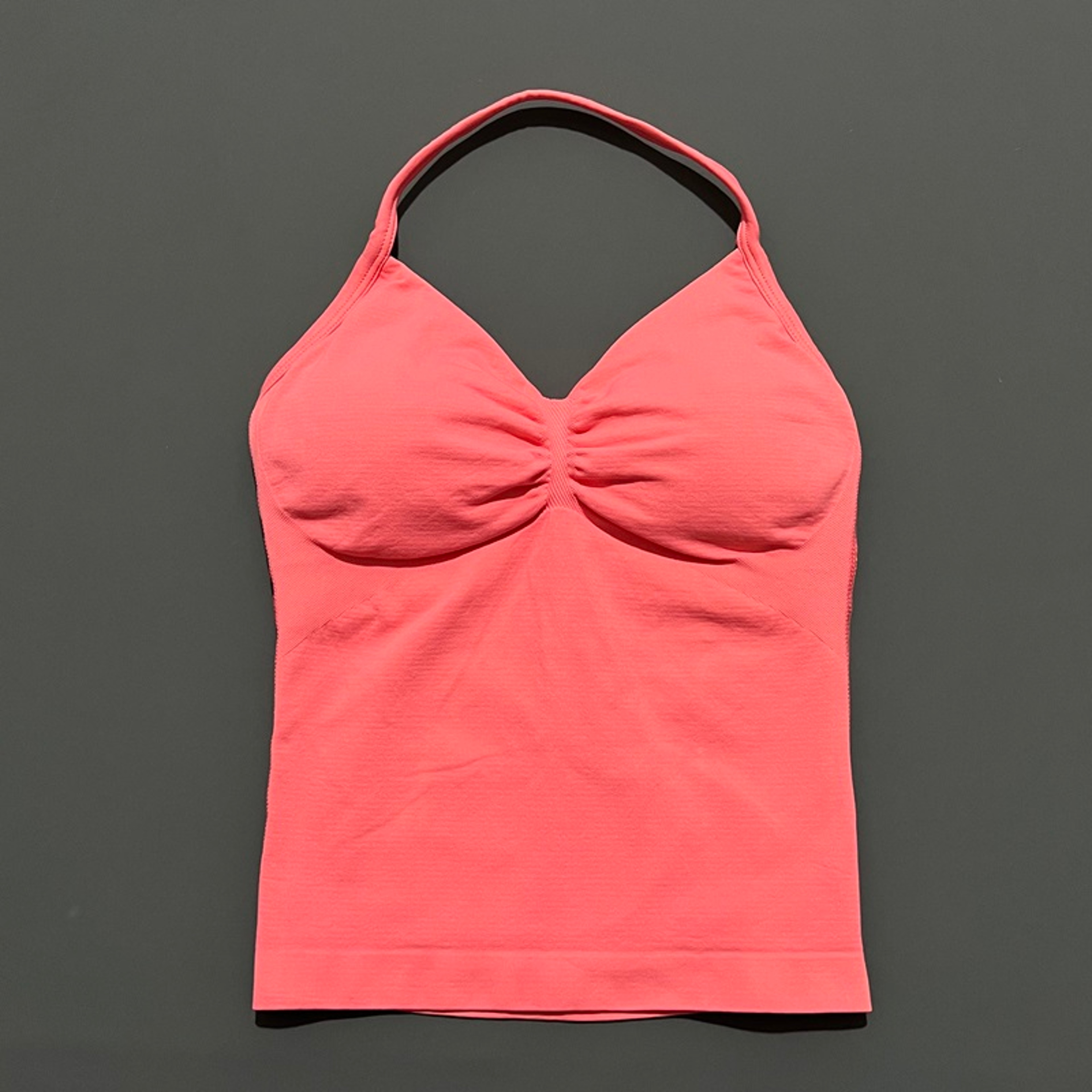 Impact Longline Strappy Top for Women, Sports Yoga Vest, Gym Tank Top with Open Back Bra, Running Workout Halter – view 23