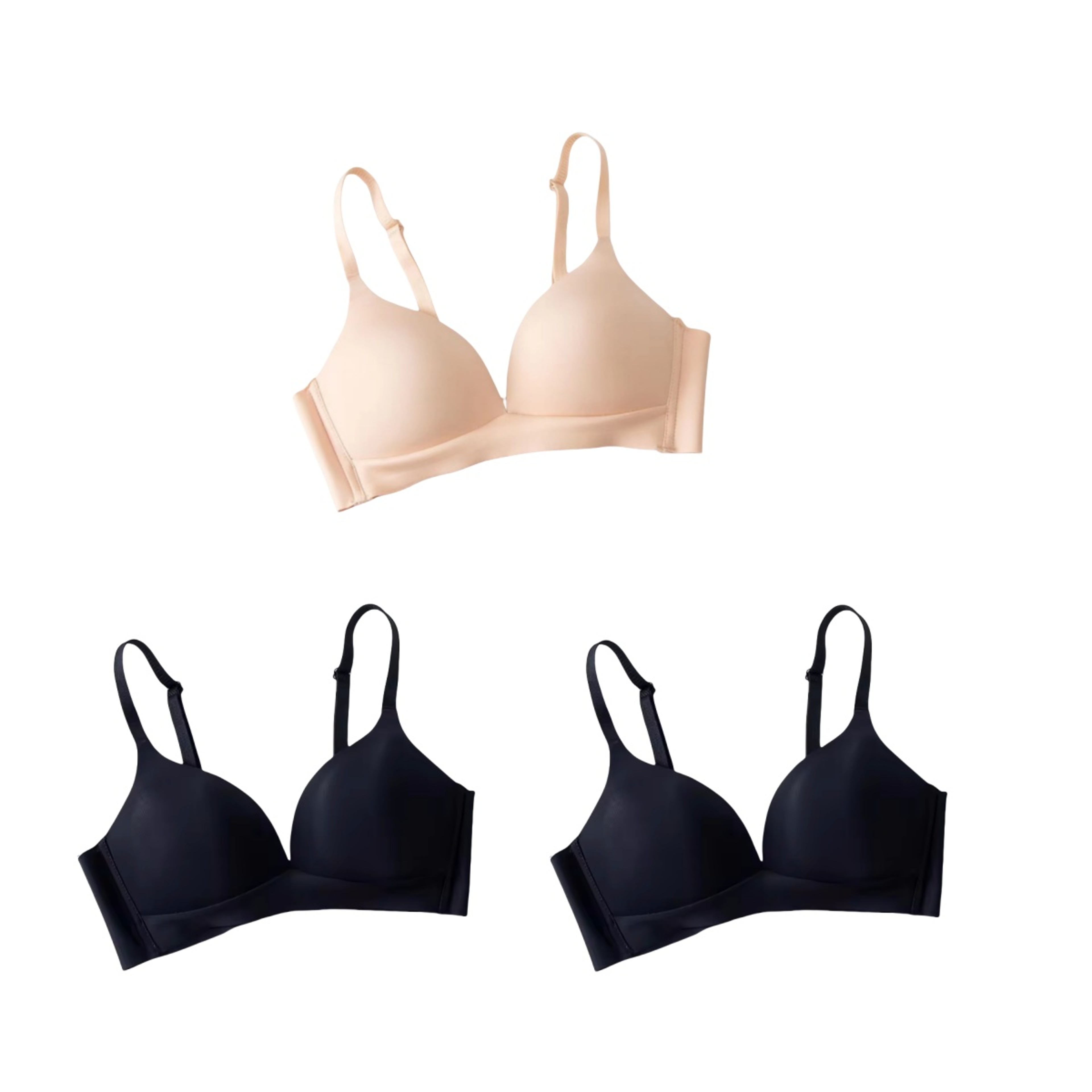Seamless Bras For Women Nonwire Push Up Bra Glossy Underwear Without Steel Ring Cup Female Comfort  7