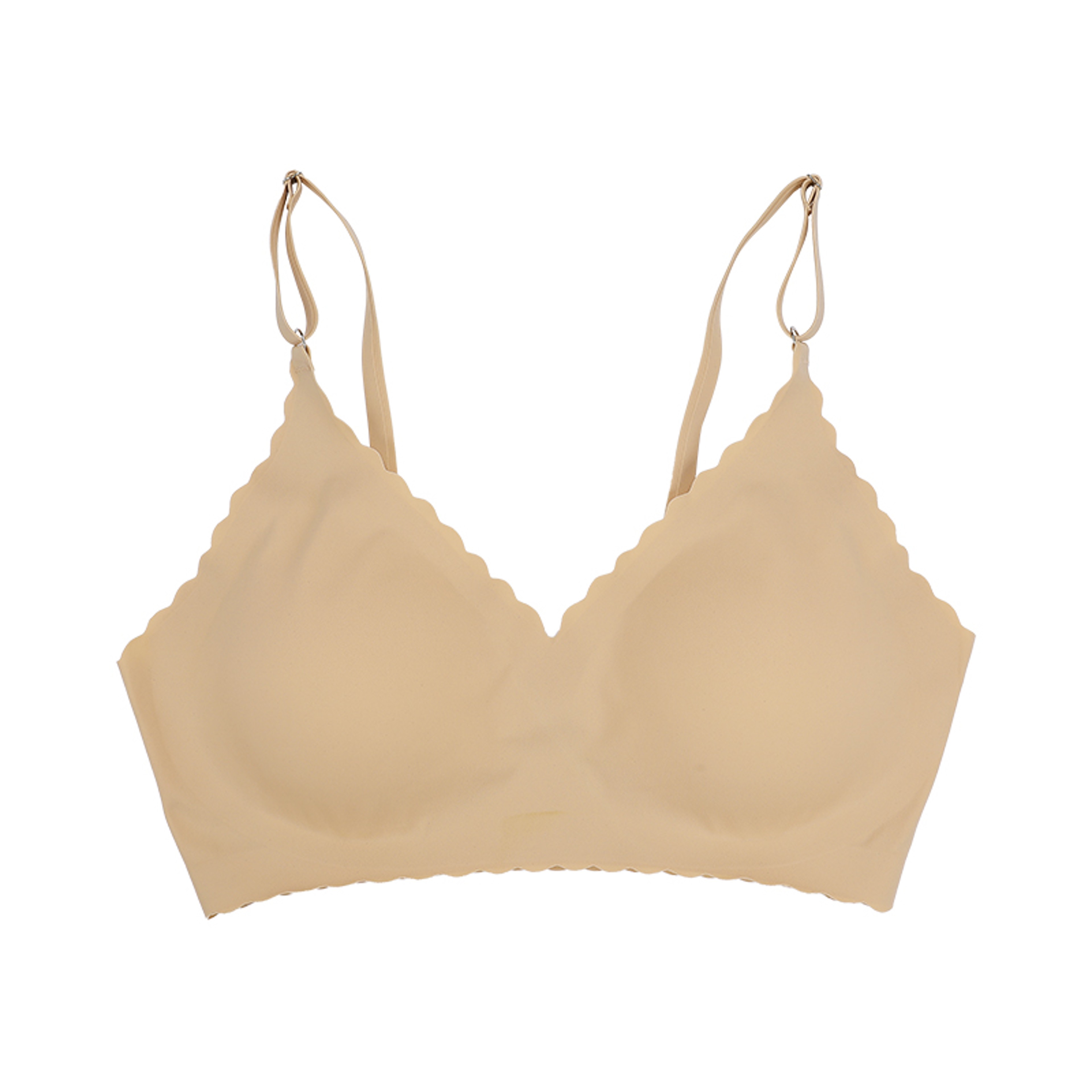 Comfy Bra WireFree Padded Wavy Edge Seamless Yoga Wear Bra For Women Laser Cutting Invisible Ladies 9
