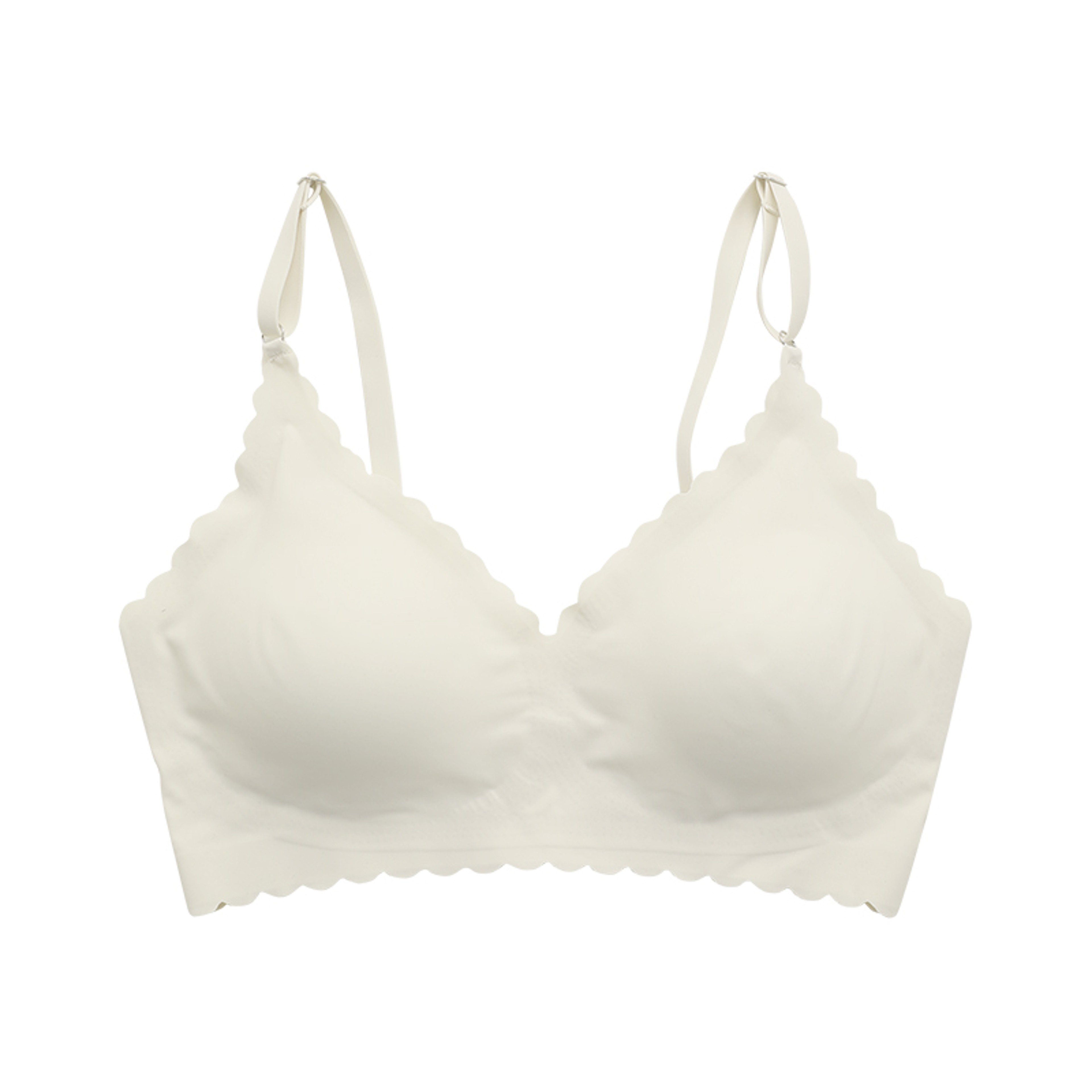 Comfy Bra WireFree Padded Wavy Edge Seamless Yoga Wear Bra For Women Laser Cutting Invisible Ladies 12