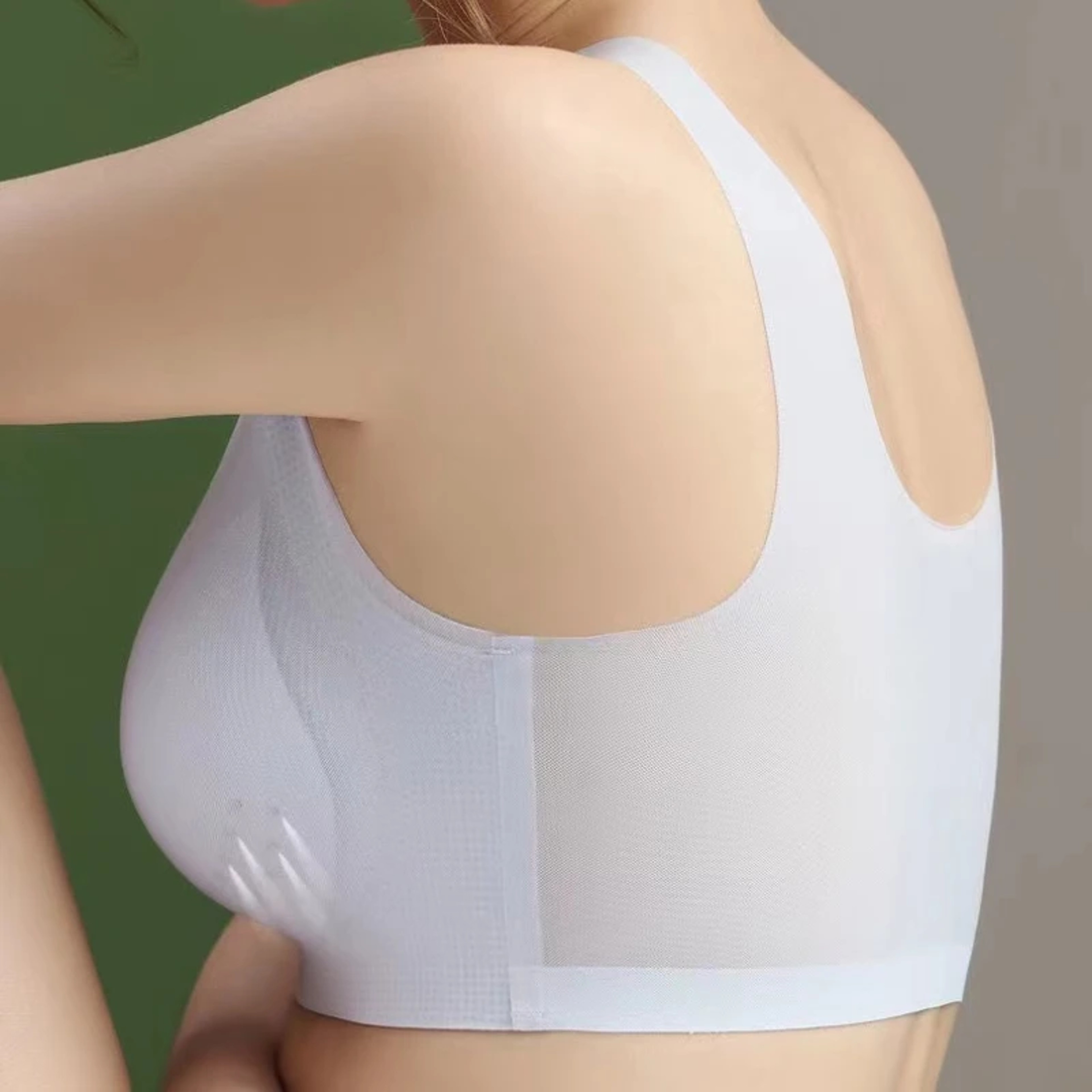 Seamless Wireless Bra for Women, Ultra-Thin Breathable Sleep Bralette, Plus Size Summer Sports Bra Vest Underwear Top – view 5