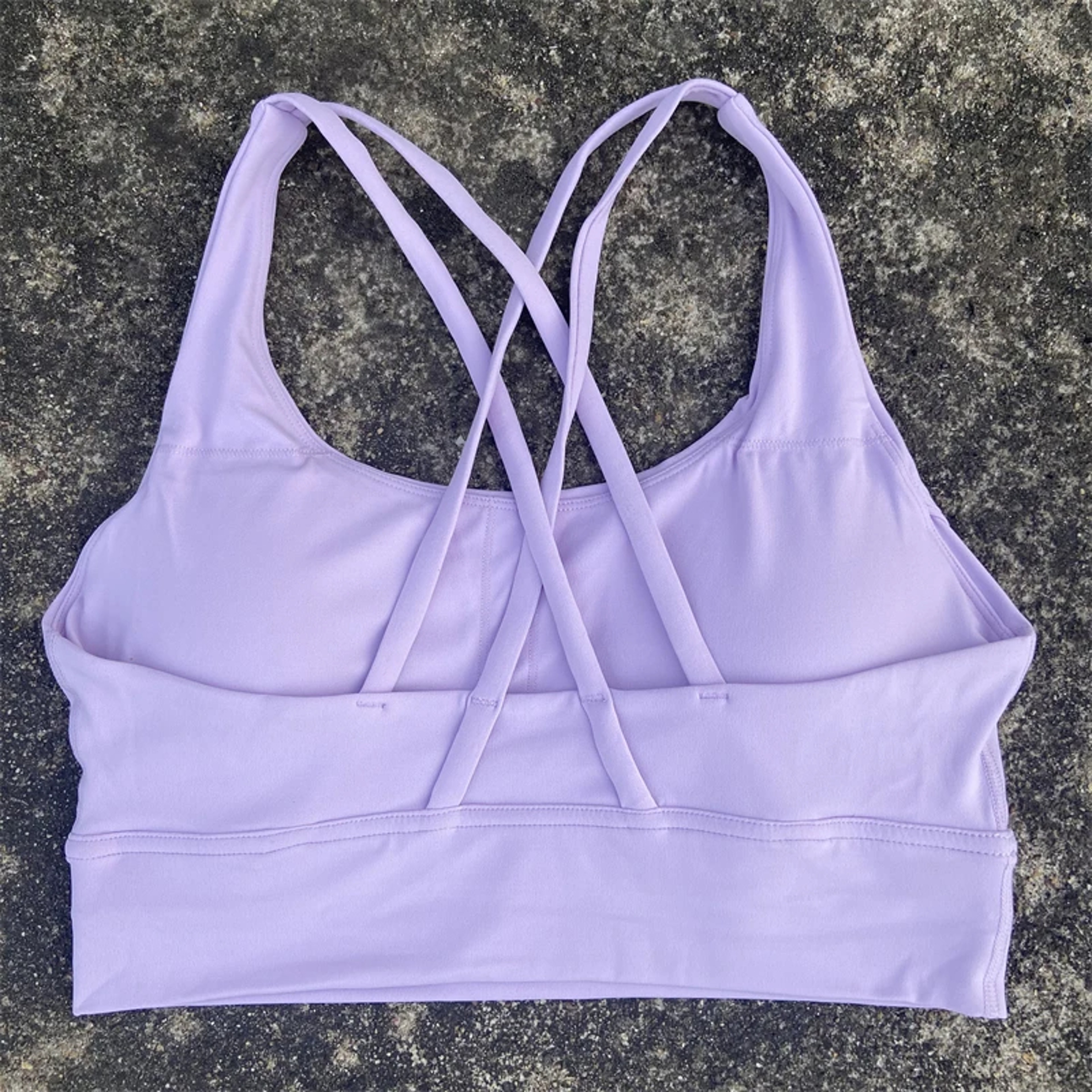 Solid Color Fitness Sport Bra for Women, Cross Back High-Strength Tight Top, Gym Yoga Training Underwear with Chest Pad – view 10