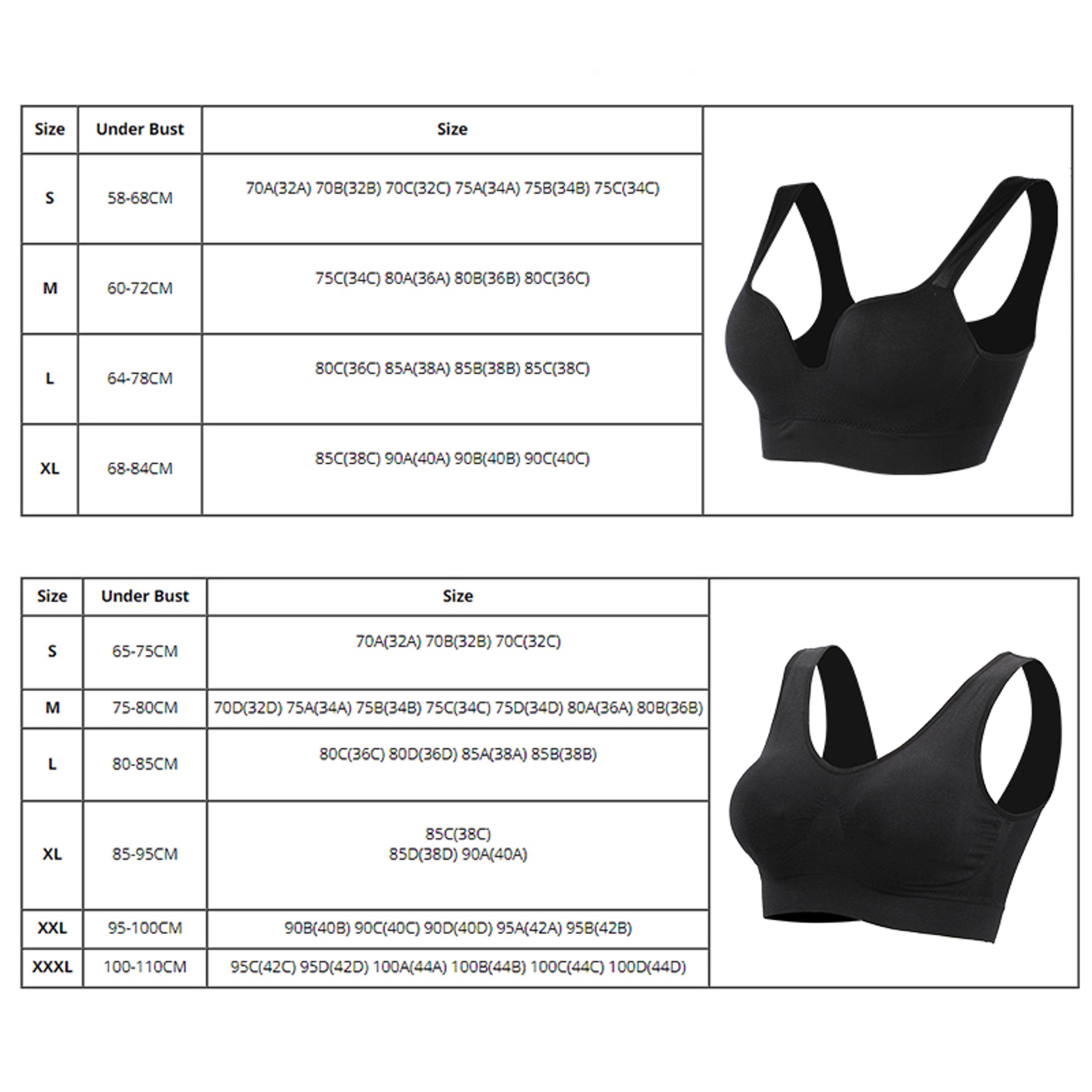 Women Wireless Sports Bra, Fitness Running Vest, Gym Workout Underwear, Padded Tops, Bralette, Breathable Brassiere – view 2
