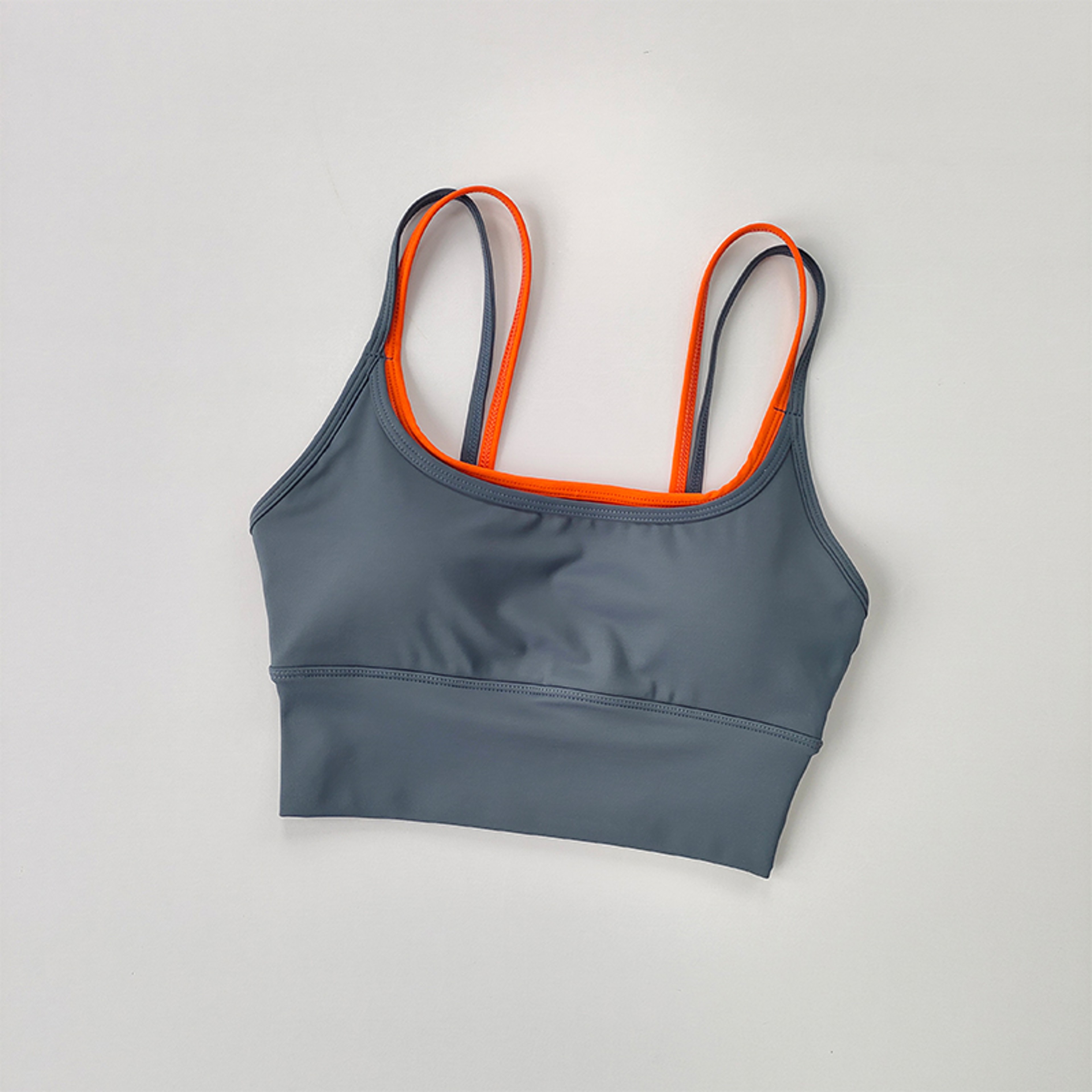 Sports Bra Women Summer, Shock Absorbing Gathering, Double Breast Strap Yoga Vest, Quick Drying Anti Sagging Fitness Bra – view 3