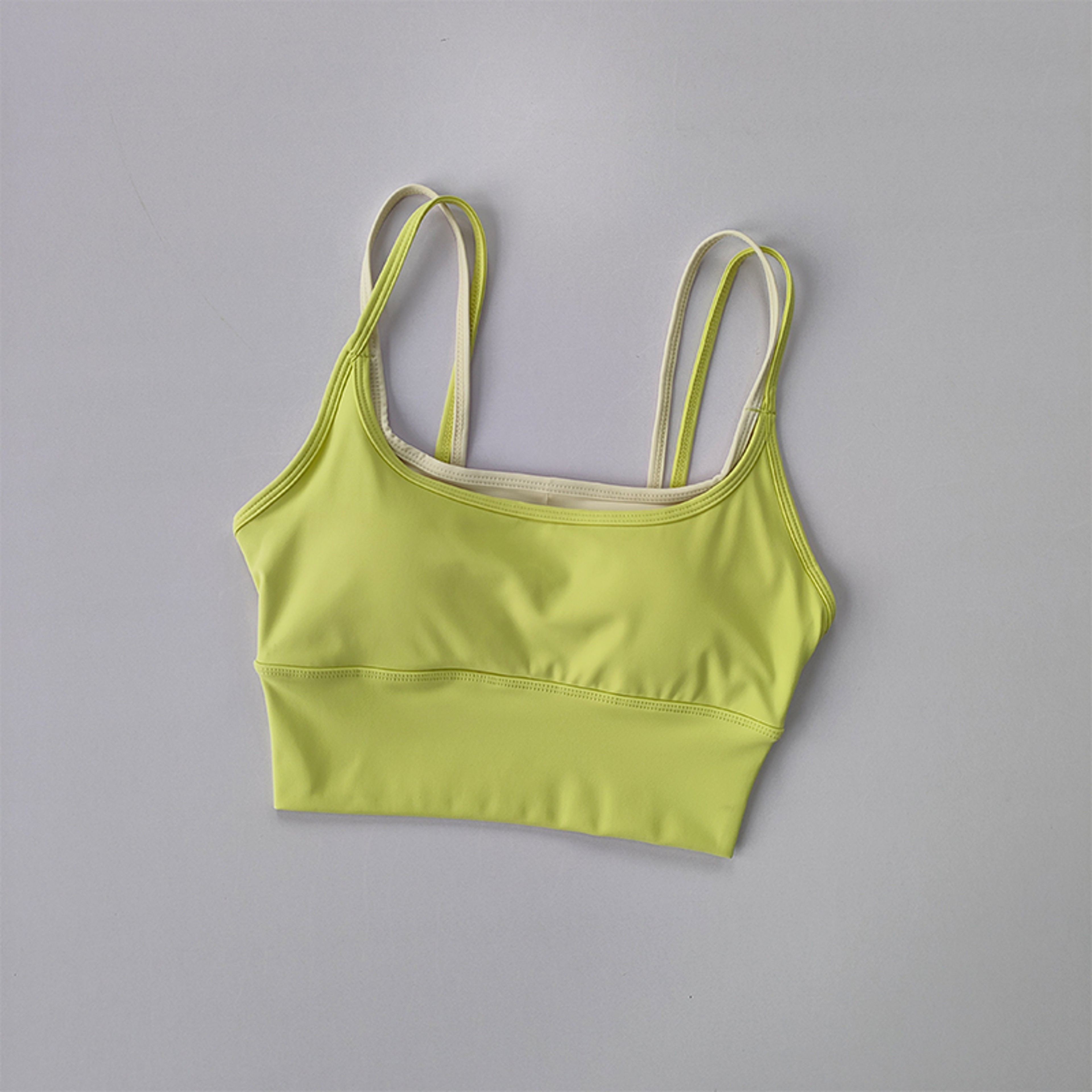 Sports Bra Women Summer, Shock Absorbing Gathering, Double Breast Strap Yoga Vest, Quick Drying Anti Sagging Fitness Bra – view 13