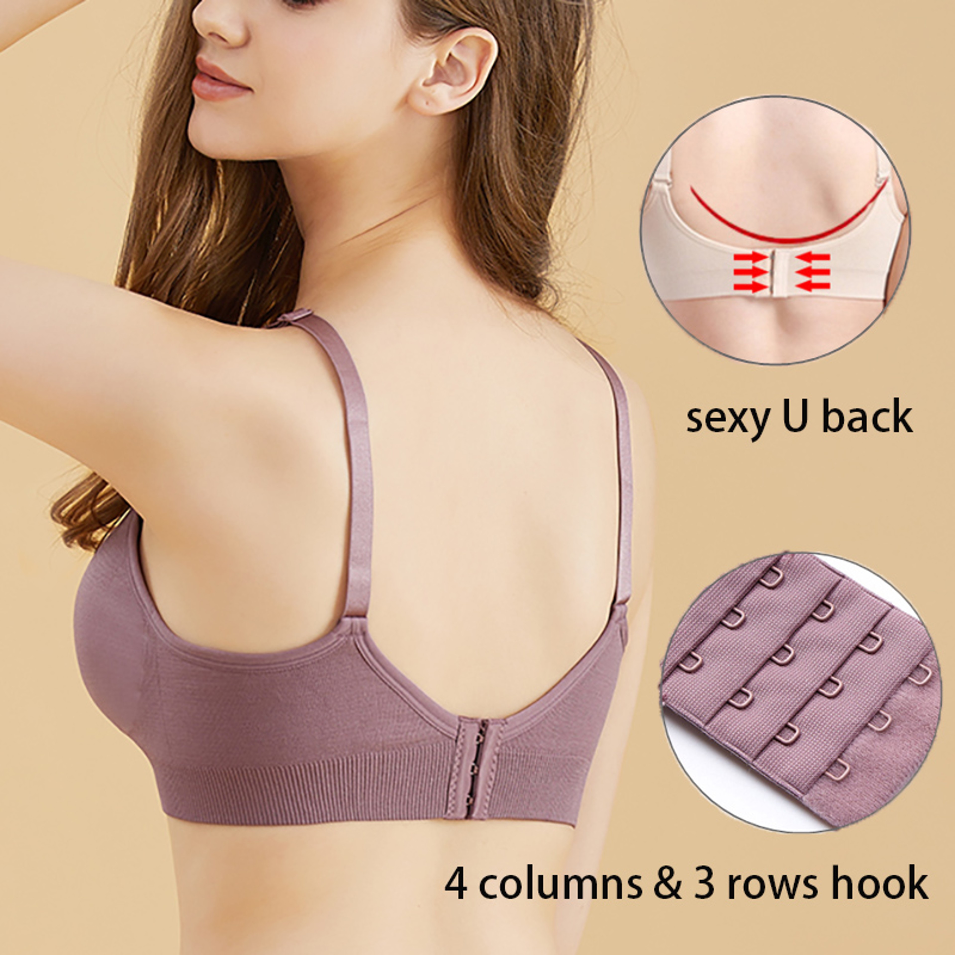 Hand Free Pumping Nursing Bra, Maternity Bras Breastfeeding Support, Pregnancy Clothes Women Can Wear Special Underwear – view 5