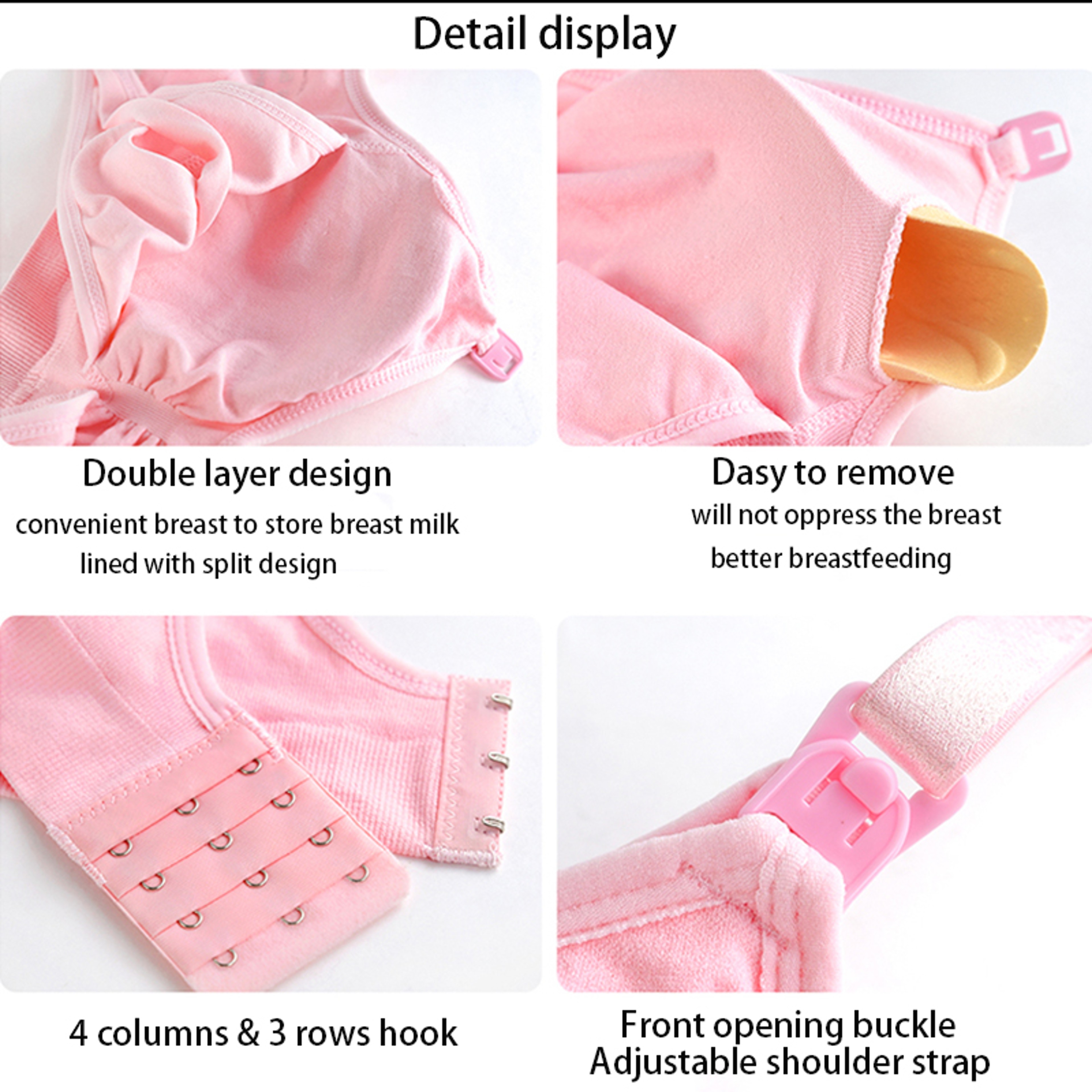 Hand Free Pumping Nursing Bra, Maternity Bras Breastfeeding Support, Pregnancy Clothes Women Can Wear Special Underwear – view 6