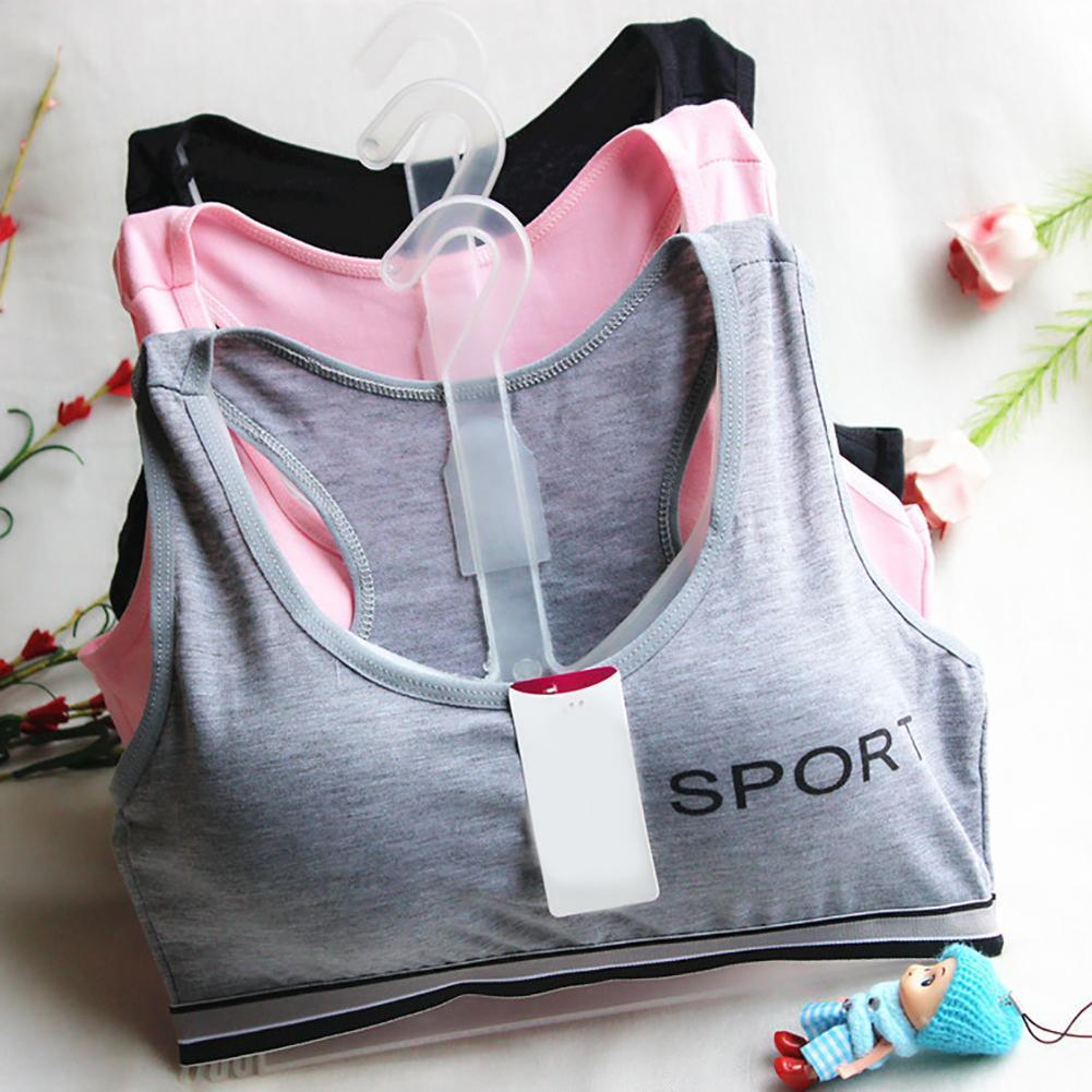 Women Yoga Fitness Sports Bra Workout Tank Tops Bounce Control Jogging Bras Push Up Running Top Act 0