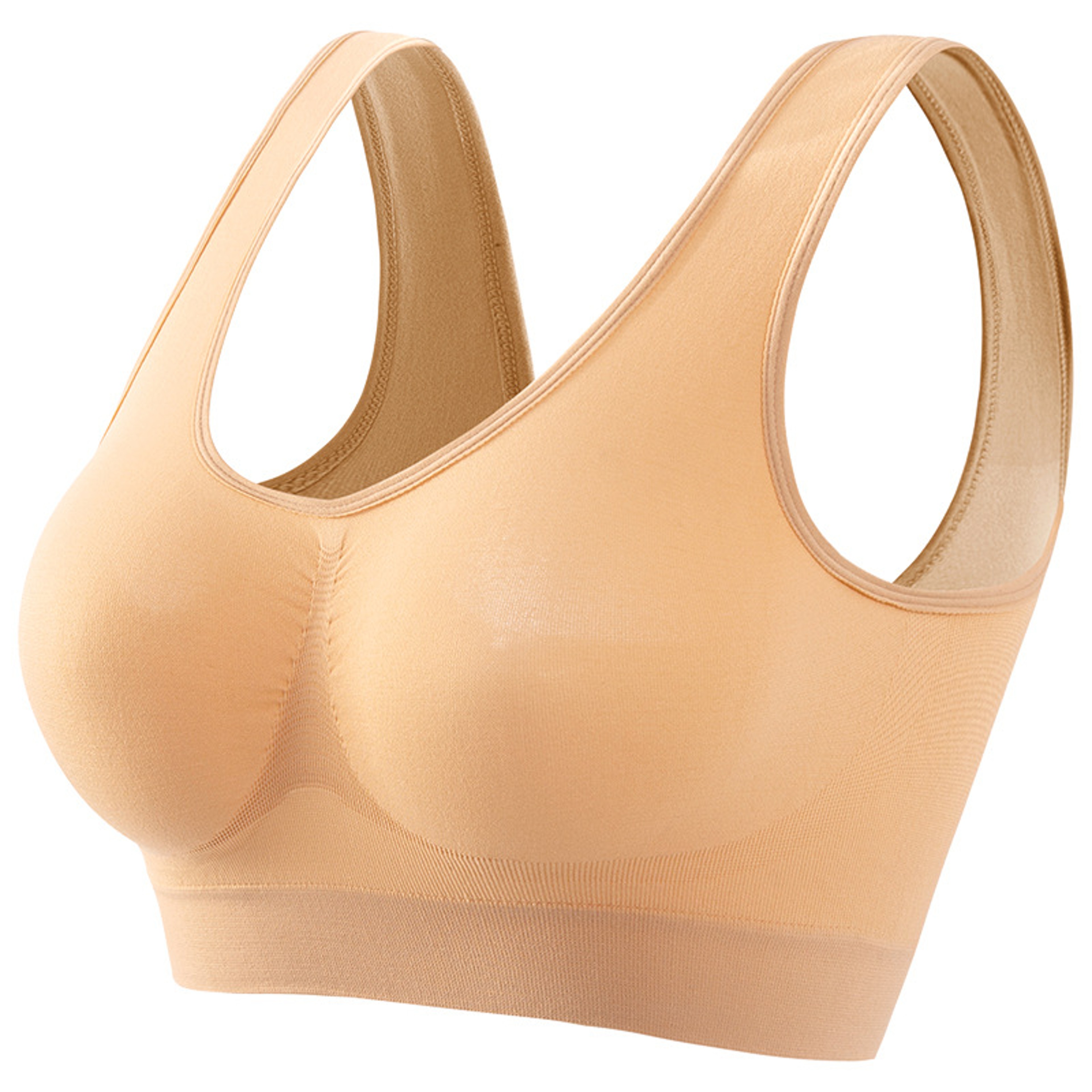 Women Sports Bra Large Size Seamless Underwear No Steel Ring Removable Chest Pad Running Sport Yoga 7
