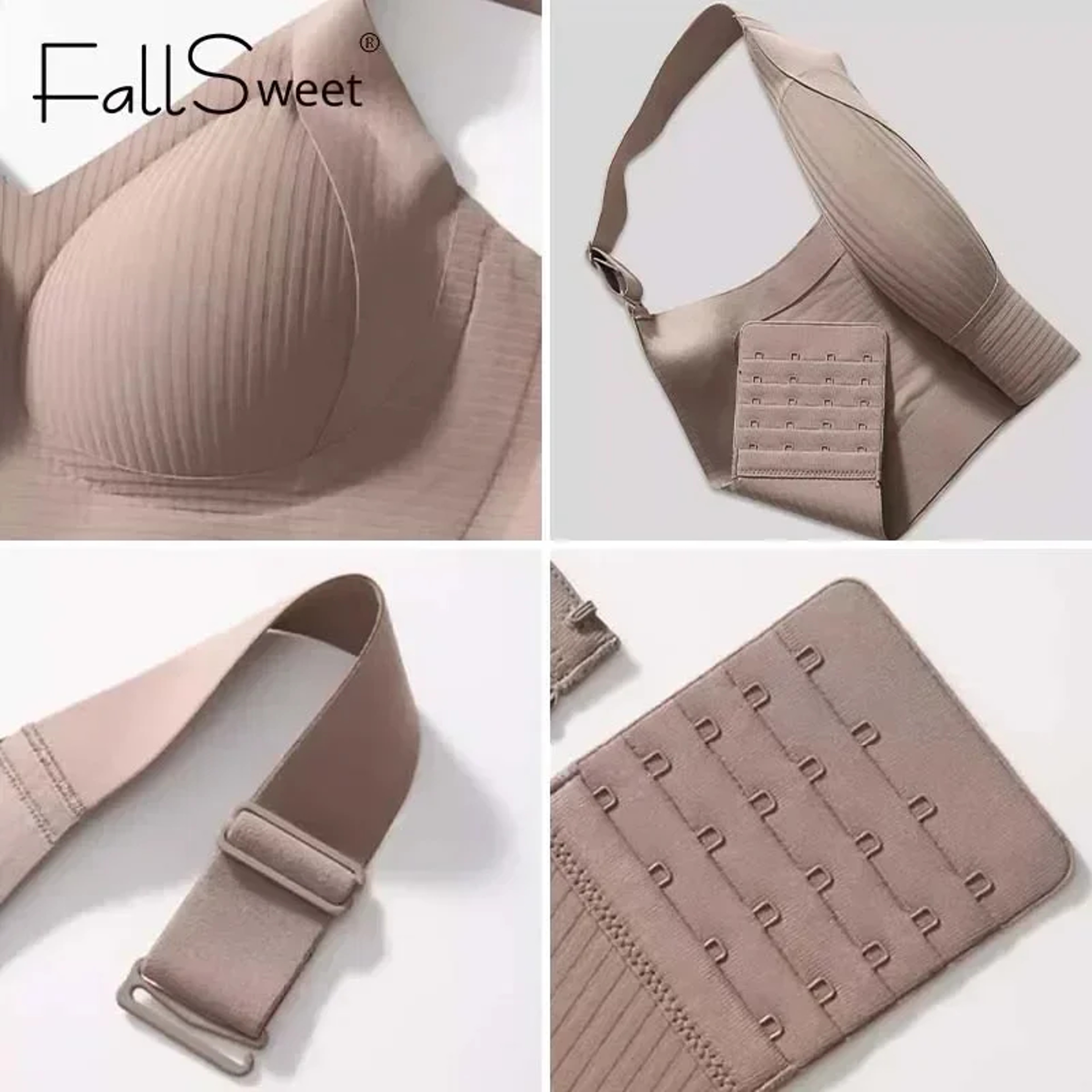 Seamless Push Up Bra For Women Wireless Bralette Soft Comfortable Lingerie For Small  Large Busts B 2