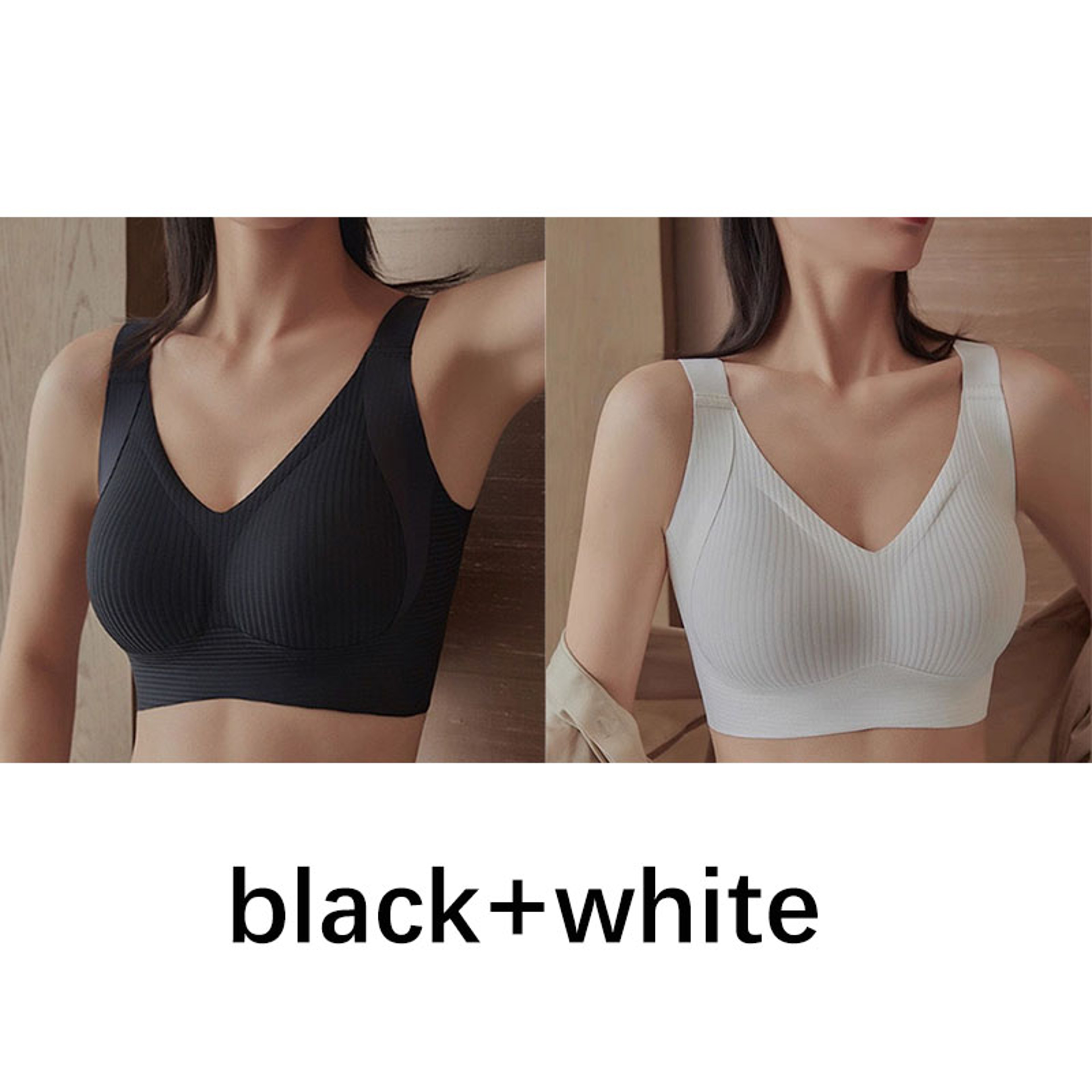 Seamless Push Up Bra For Women Wireless Bralette Soft Comfortable Lingerie For Small  Large Busts B 12