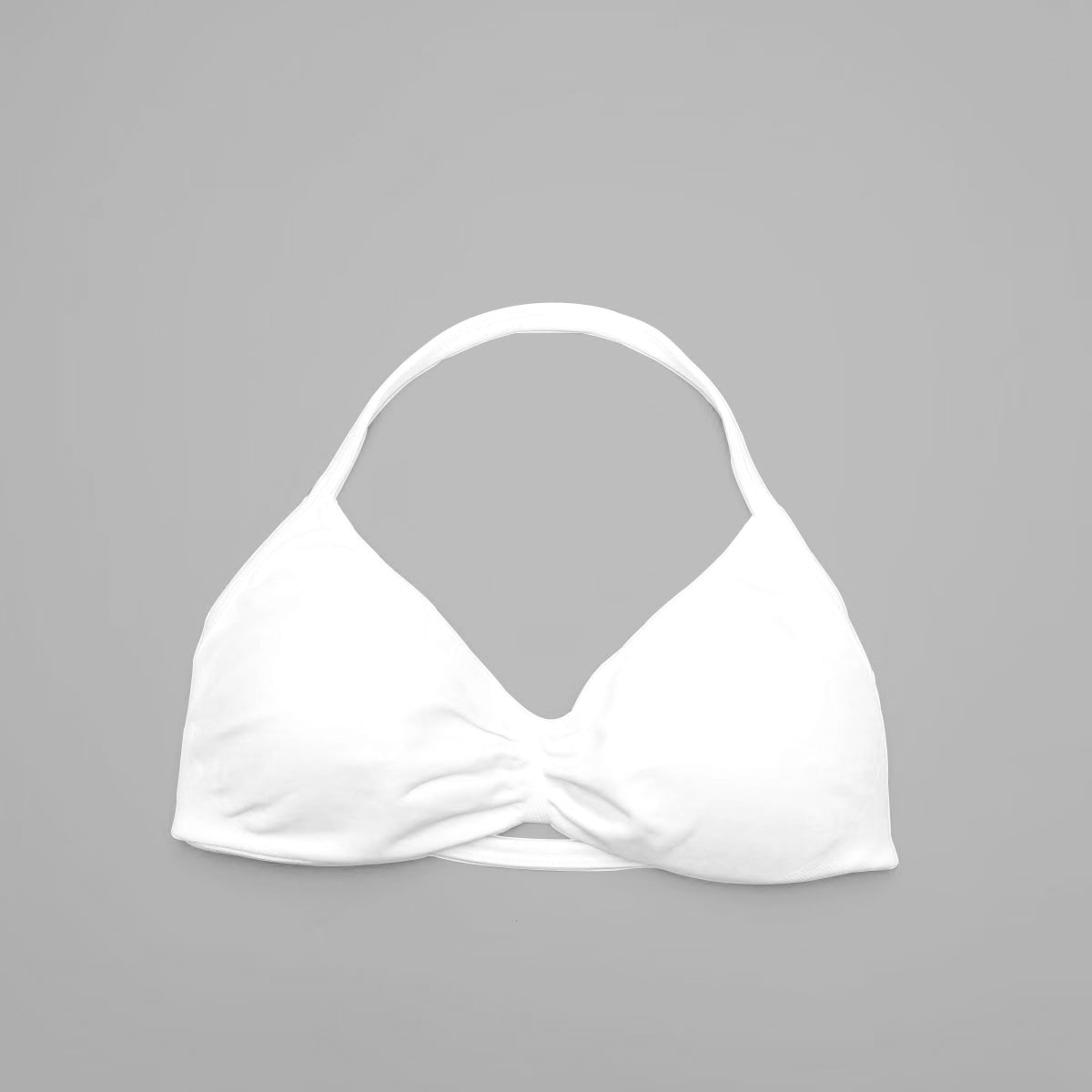 Strappy Bra Gym Top Women High Support Thin Strap Sports Bra Seamless Halter Yoga Workout Underwear 32