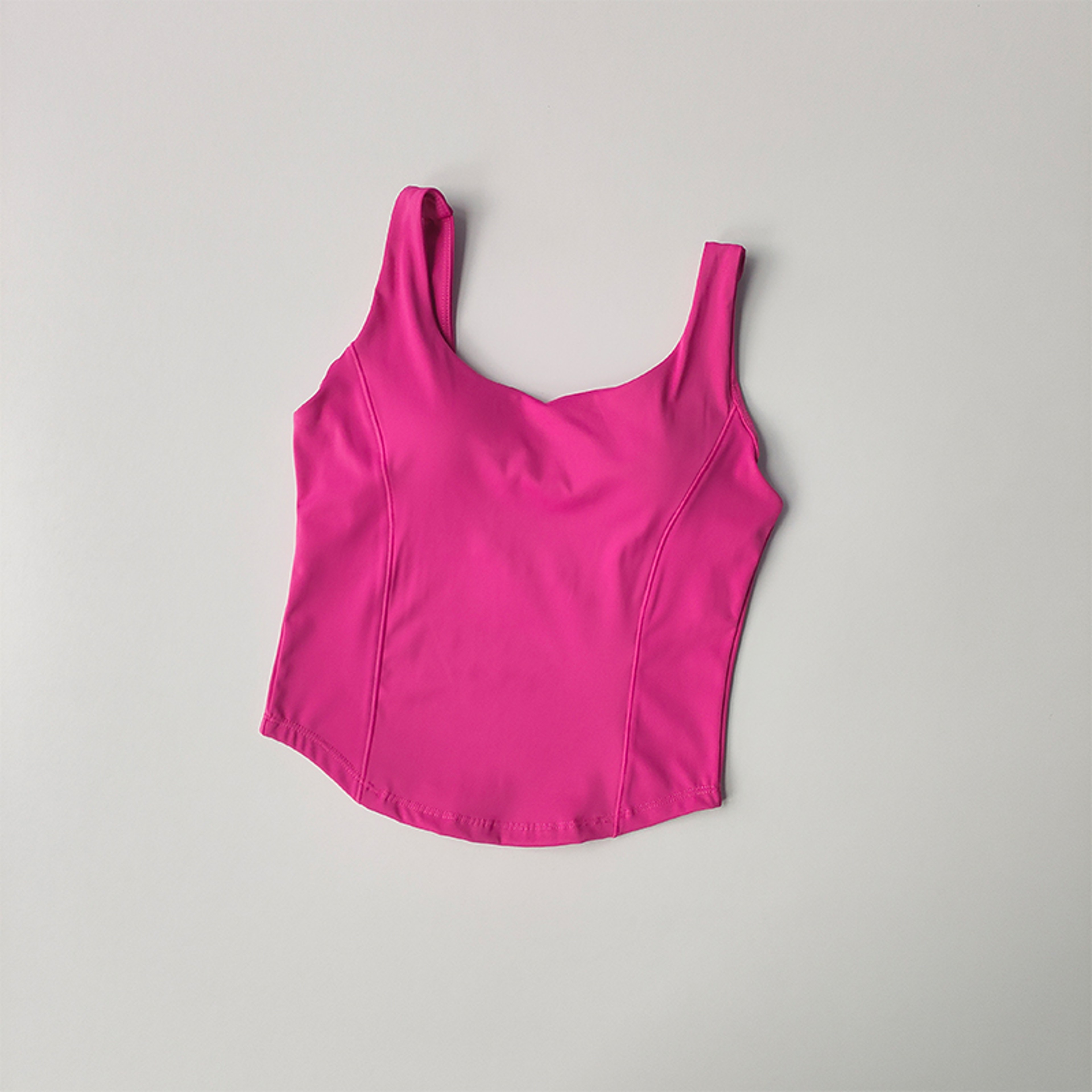 High Strength Back Fitness Tank Top, Women's Running Shockproof Sports Bra, High Elastic Nude Yoga Bra for External Wear – view 8