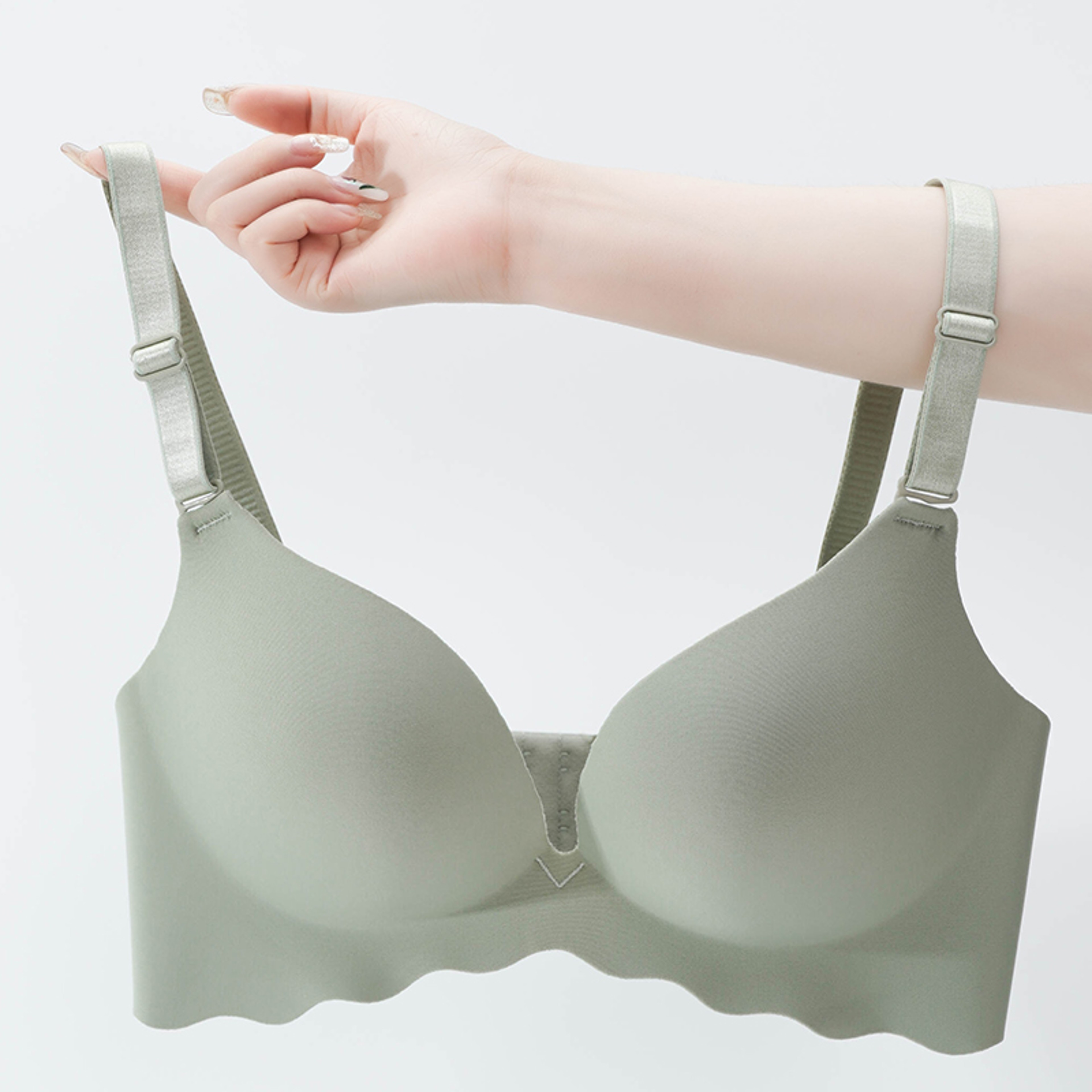Women Seamless Push Up Bra Wire Free Bralette Sexy Solid Lingerie For Comfort And Fashion 2