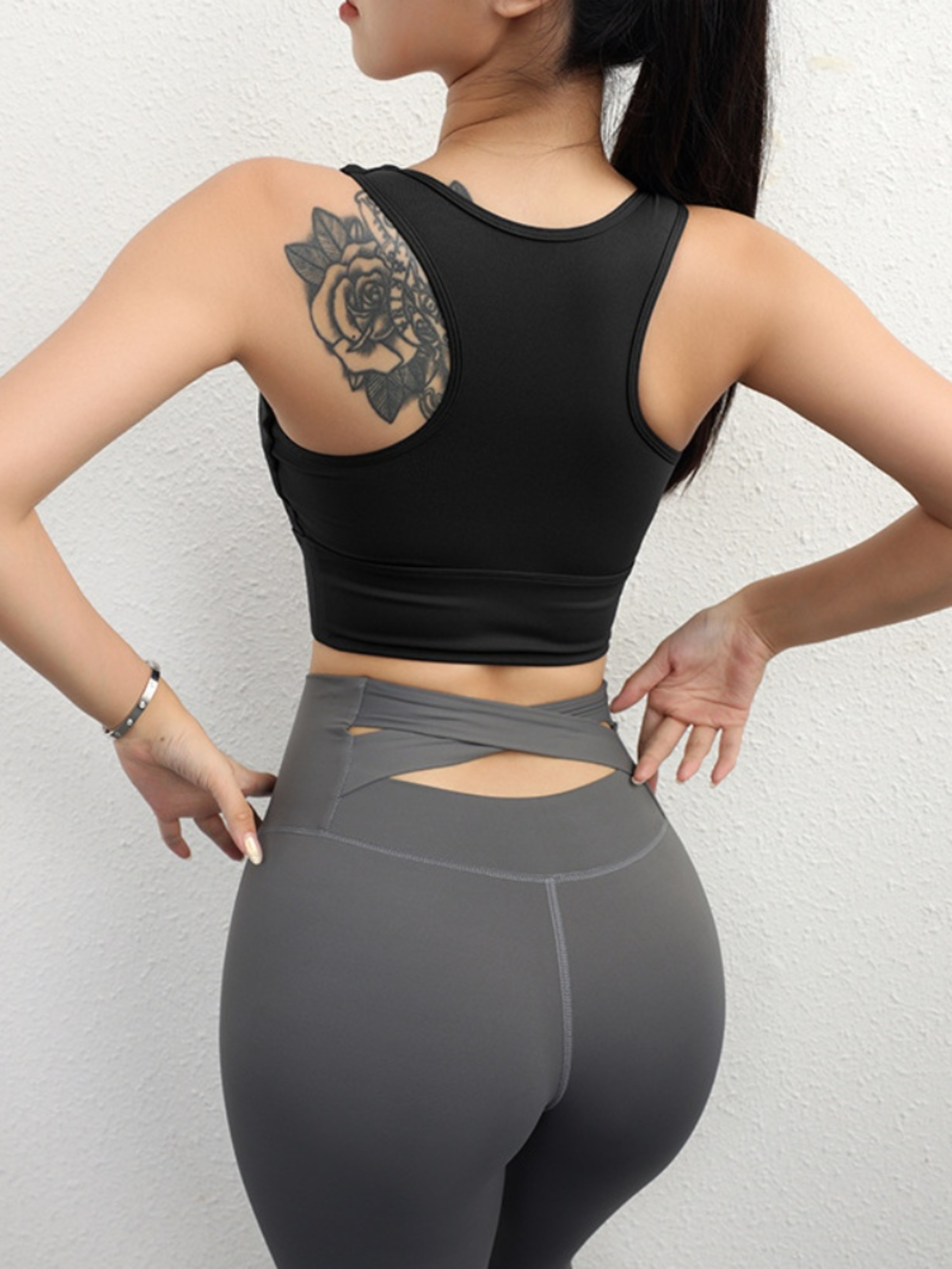 Sexy Women's Sports Bra Top, Tight Elastic Gym Sports Bra, Yoga Crop Top, Stretch Women Sports Underwear for Active Wear – view 3