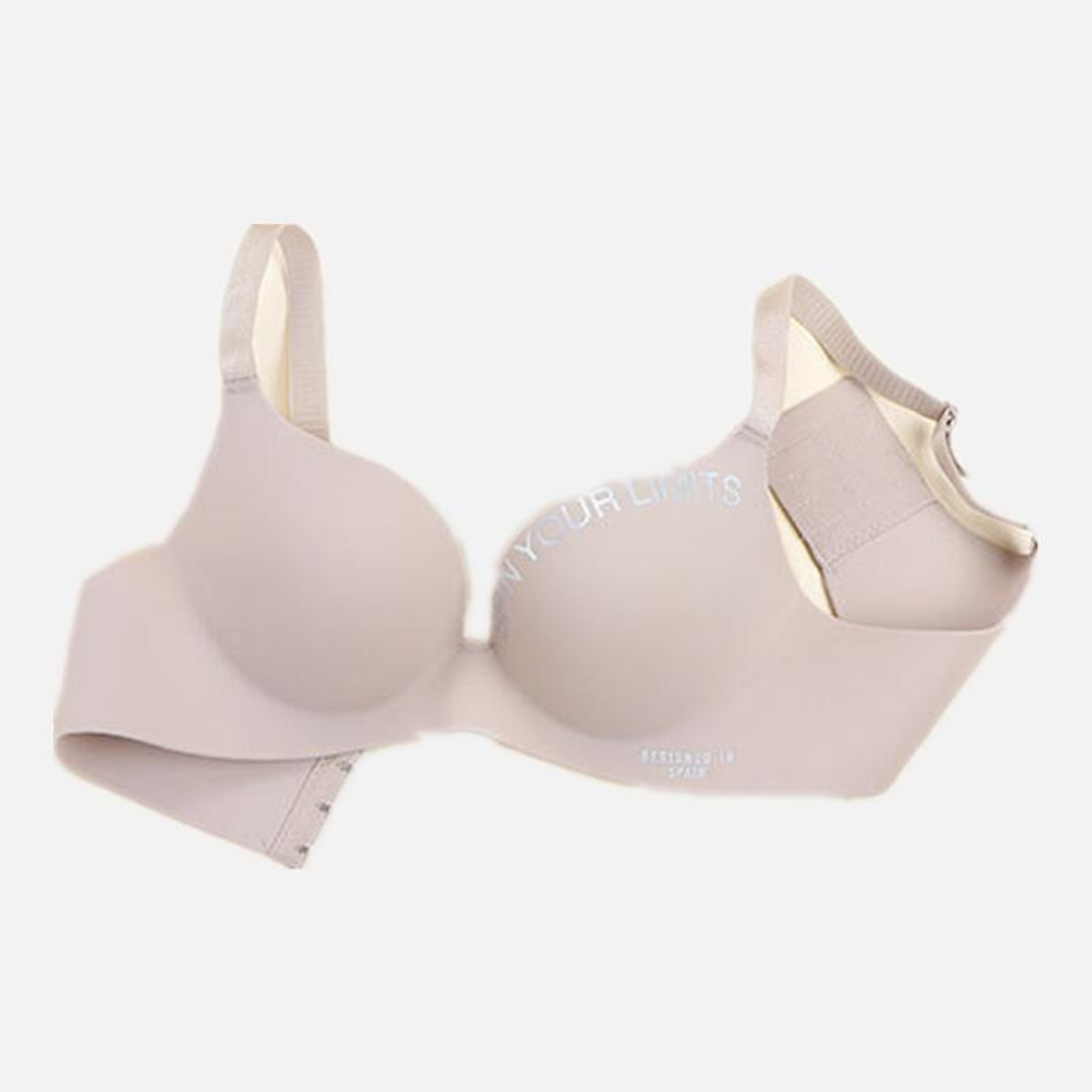 Fashion Alphabet Print Bra, Womens One-Piece Bralette, Seamless, Breathable, No Steel Ring, Sleep Brassiere for Comfort – view 9