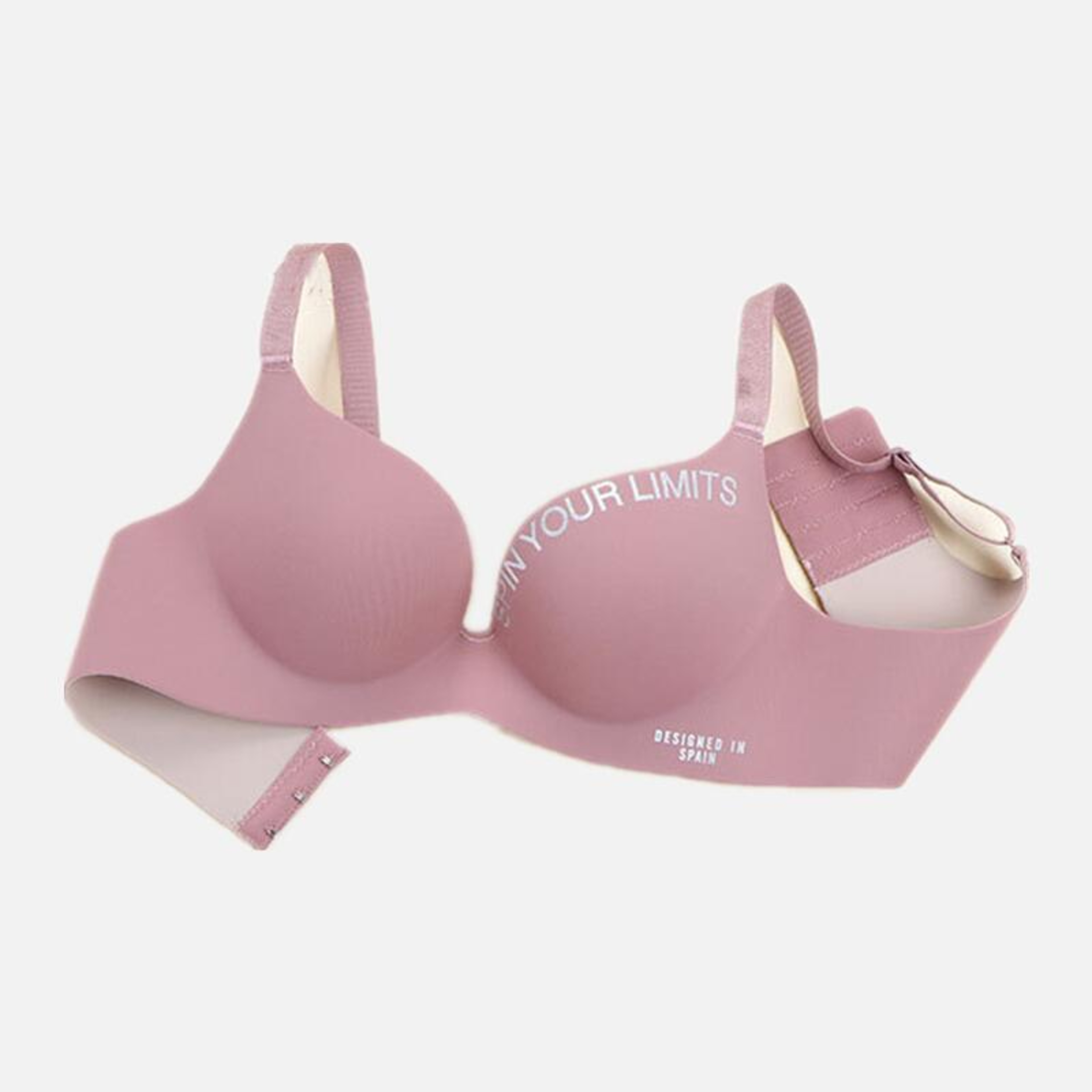 Fashion Alphabet Print Bra, Womens One-Piece Bralette, Seamless, Breathable, No Steel Ring, Sleep Brassiere for Comfort – view 11