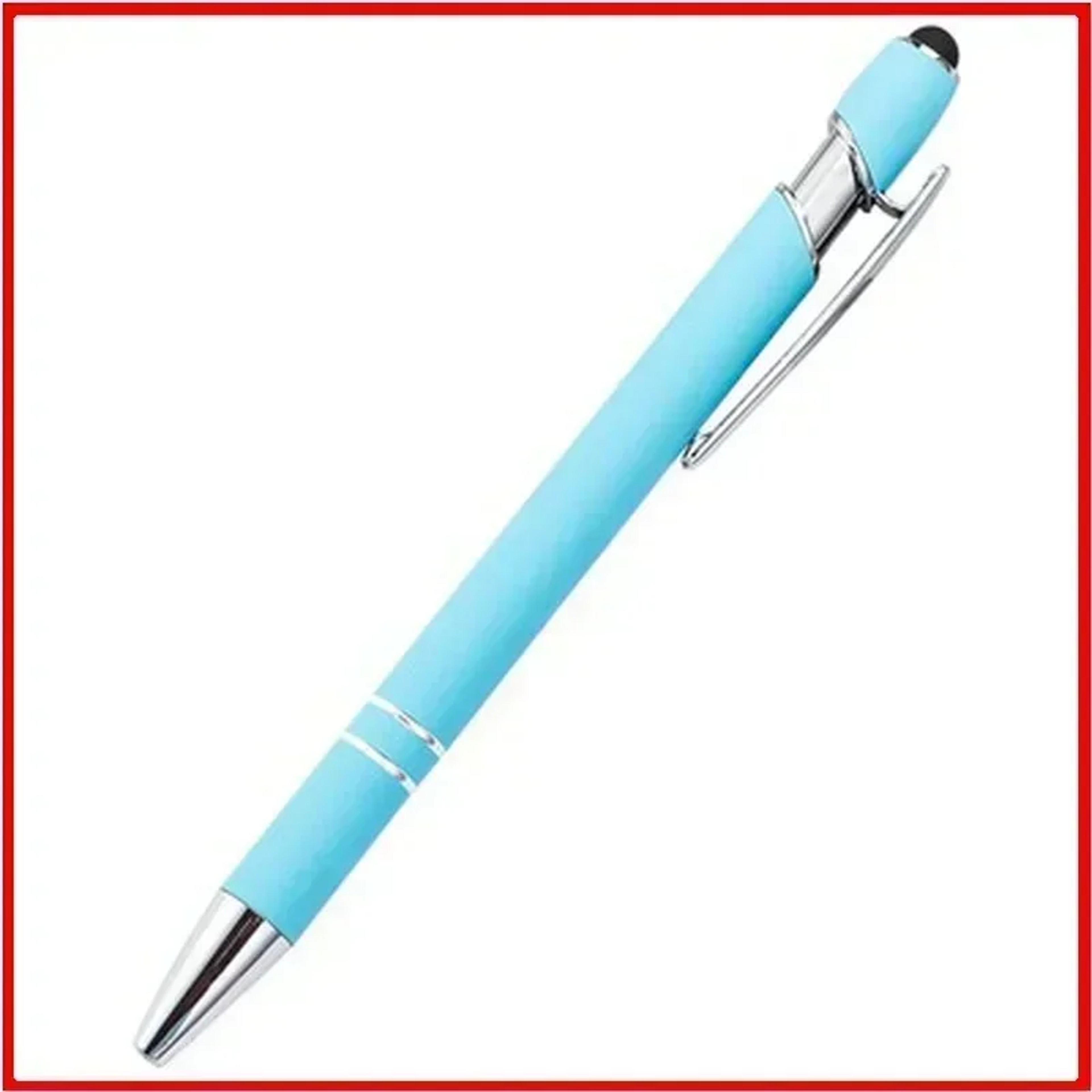 Customized Logo Ballpoint Pen, Personalized Stylus Touch Pen, Engrave Text Metal Pen, Office, School Stationery Supplies – view 40