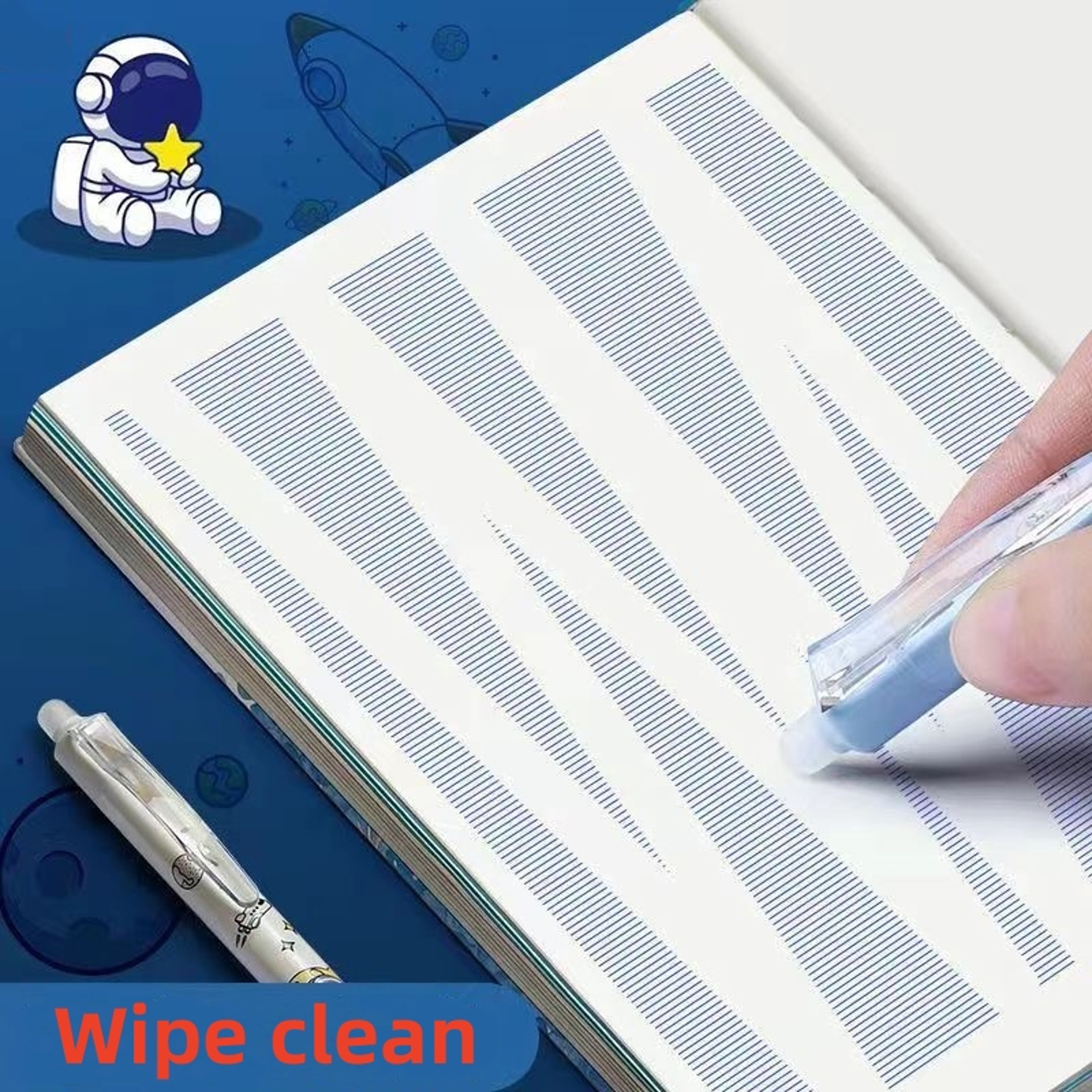 Gel Pen Kawaii Erasable Pen, Magic Erasable Pen, Creative Drawing Tools, Suitable Refills for School Office Stationery – view 6