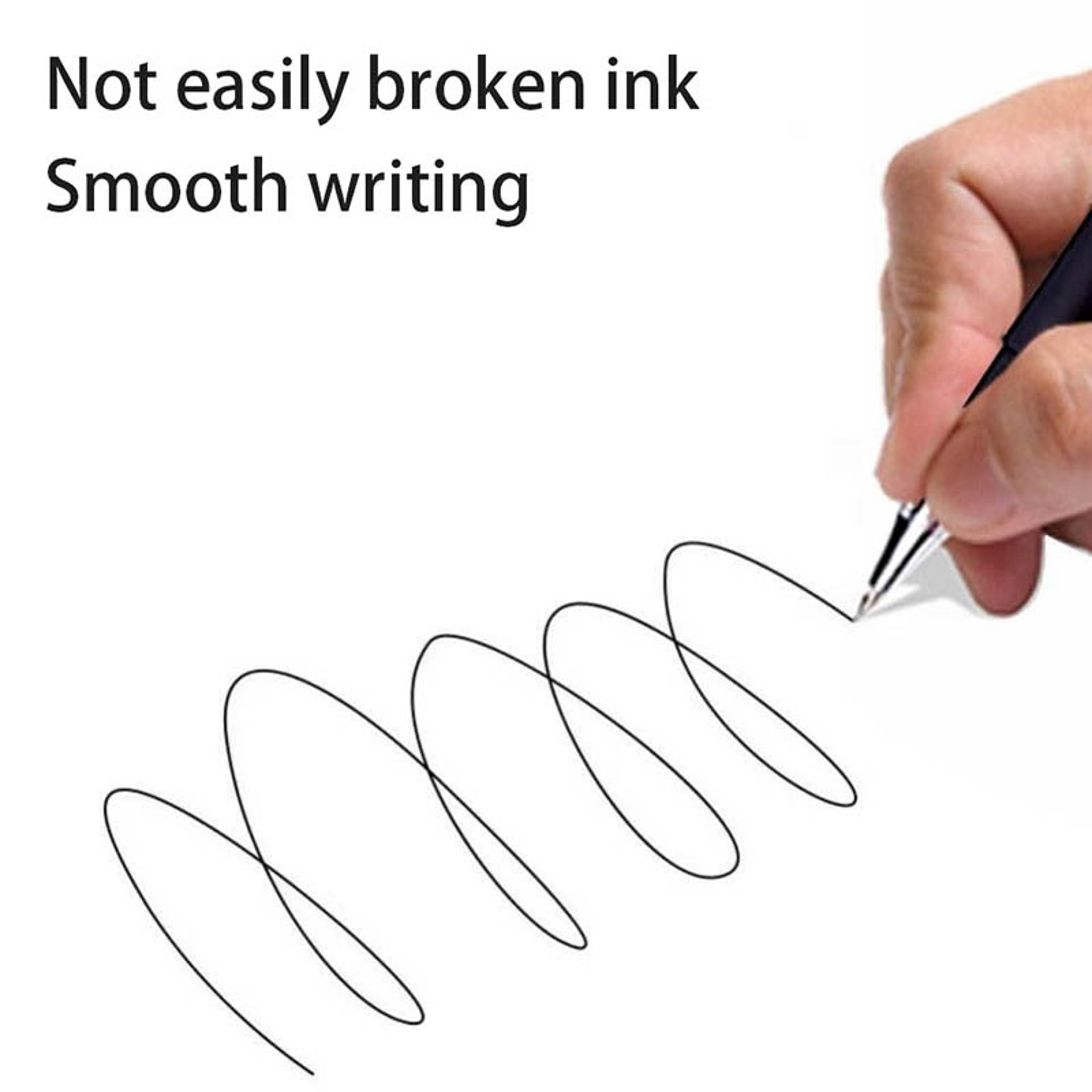 Frosted Bullet Tip Ink Gel Pen for Students, Colored Aesthetic Stationery Supplies, Ballpoint Office Writing Pencil – view 5