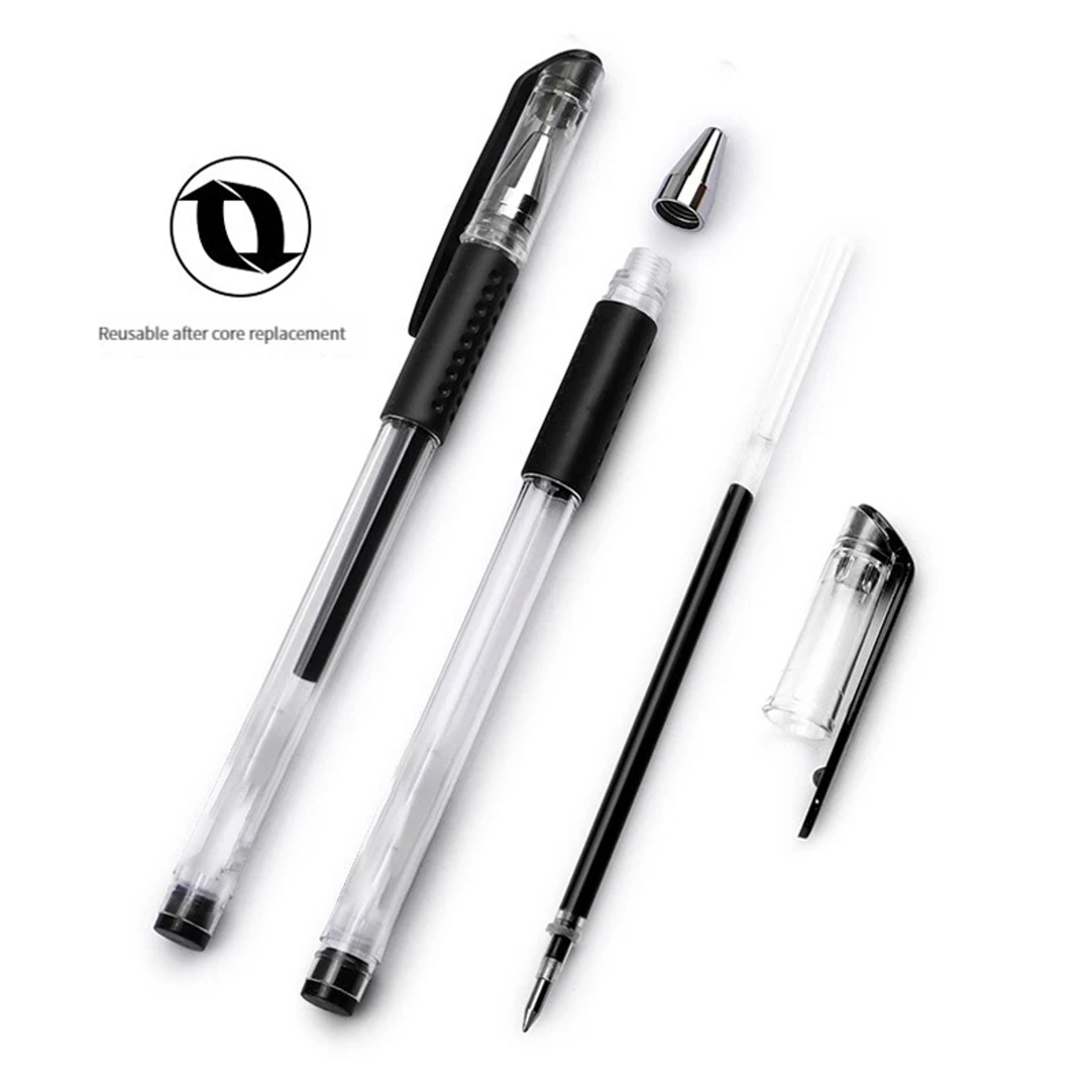 Gel Pen Set School Supplies Black Blue Red Ink 05mm Ballpoint Kawaii Pen Writing Tool For School Of