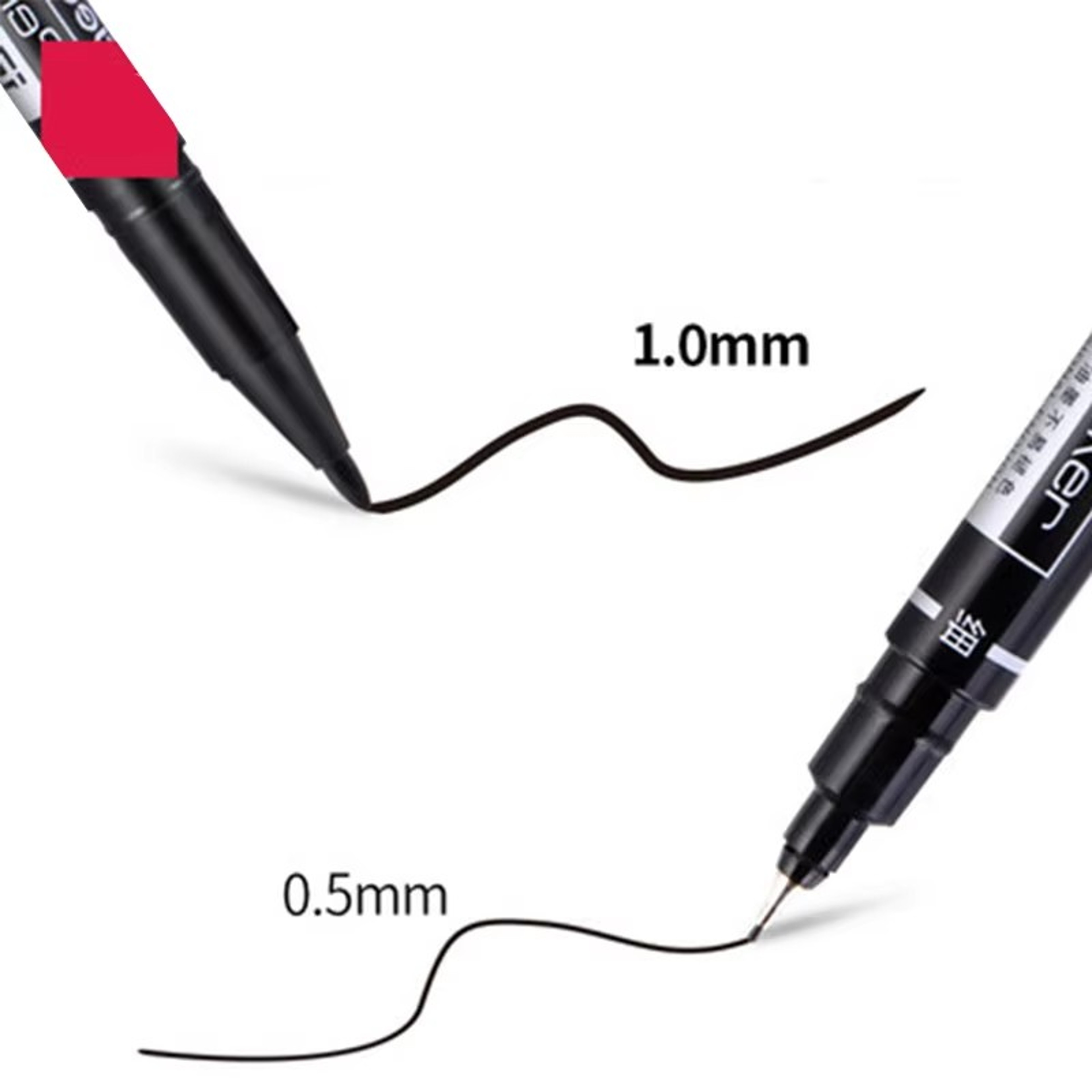 Permanent Marker Pen Manga Drawing Markers Black Blue Red Waterproof Ink Sketch Pes Stationery Art