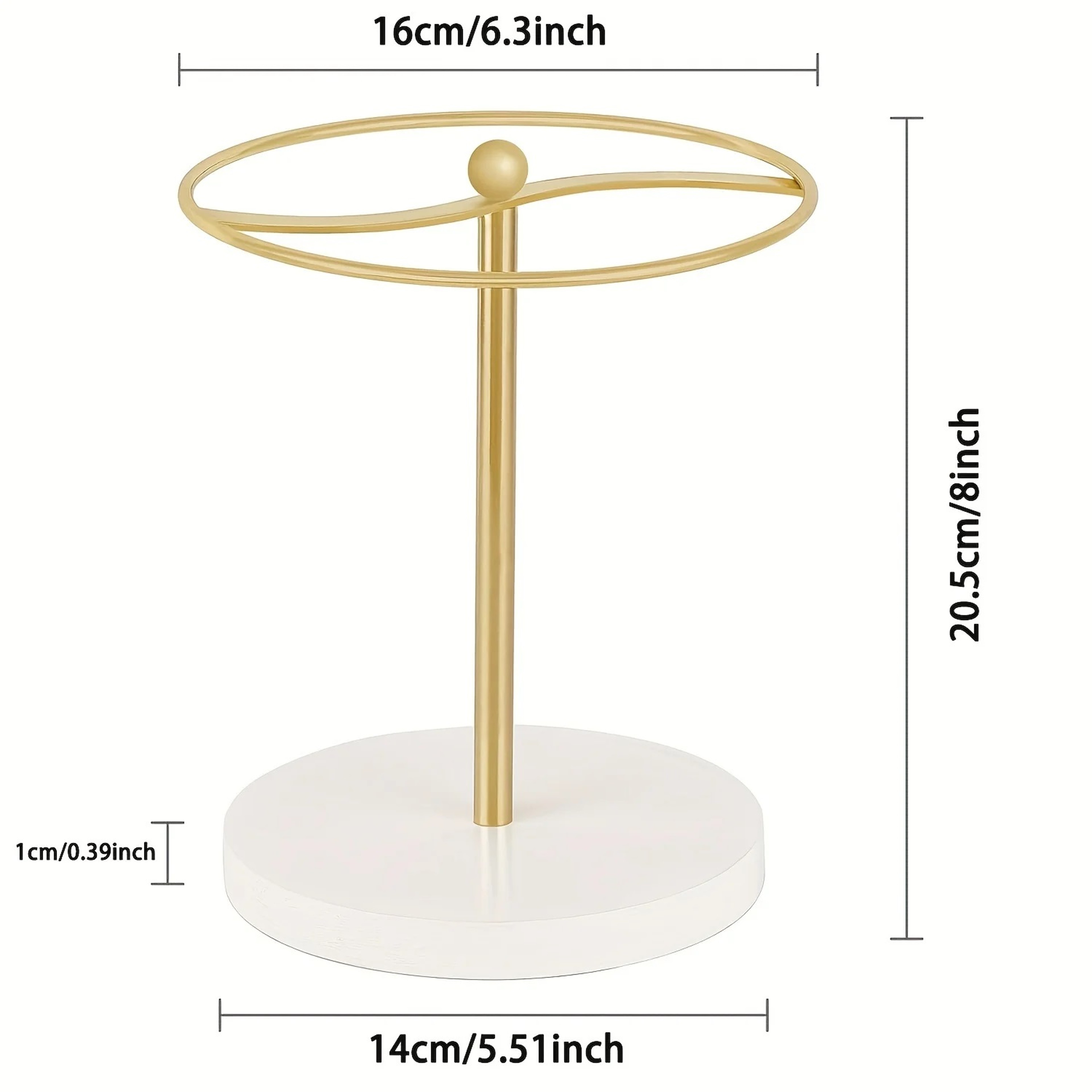 Elegant Sunglasses Storage Stand with Wooden Bottom, Metal Glasse Stand, Holds Pairs of Glasses, Stylish Glasses Display – view 6