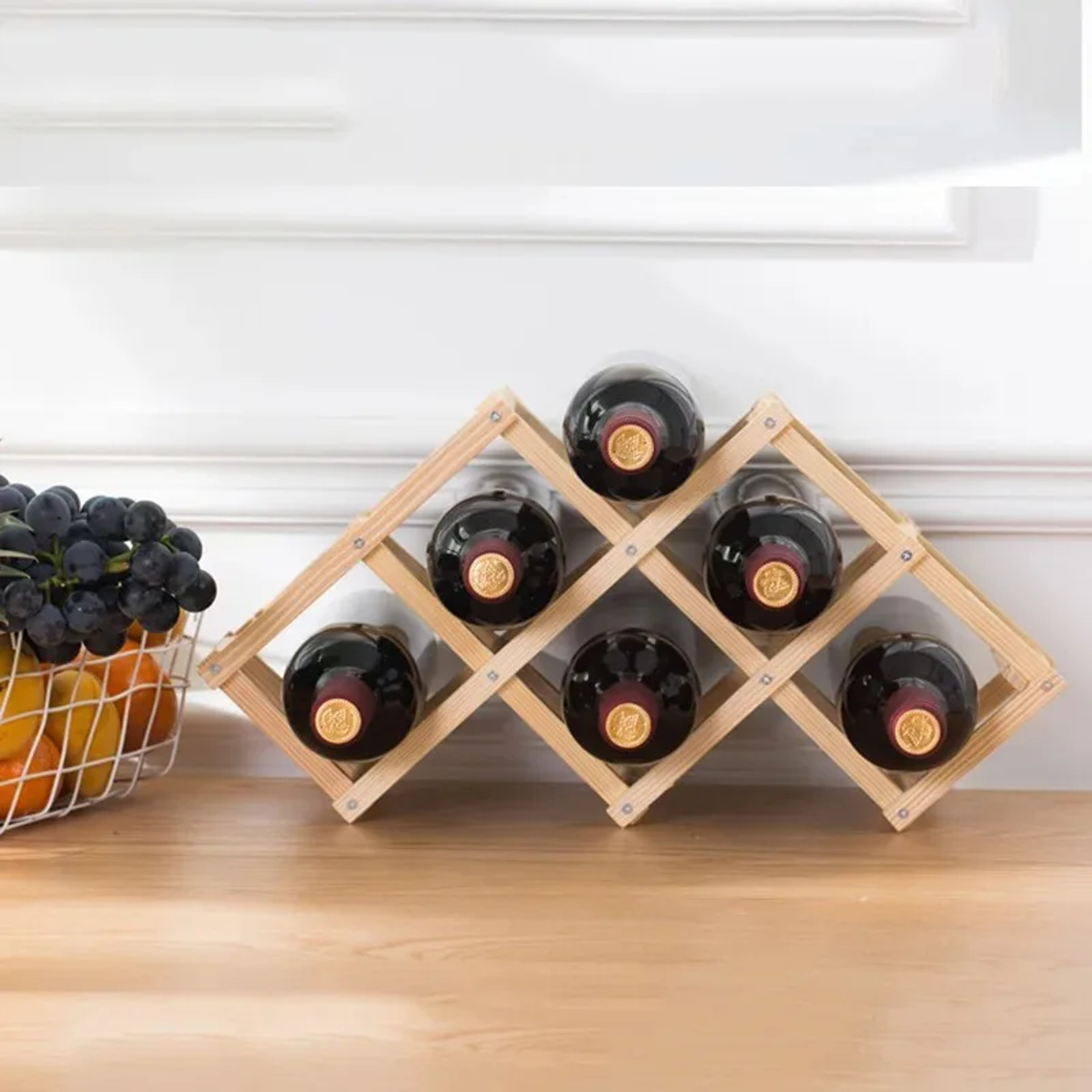 Rack Wine Holders Kitchen Assembled Display Stand Organizer Bar Storage Bar Wine Cabinet Wine Bottl